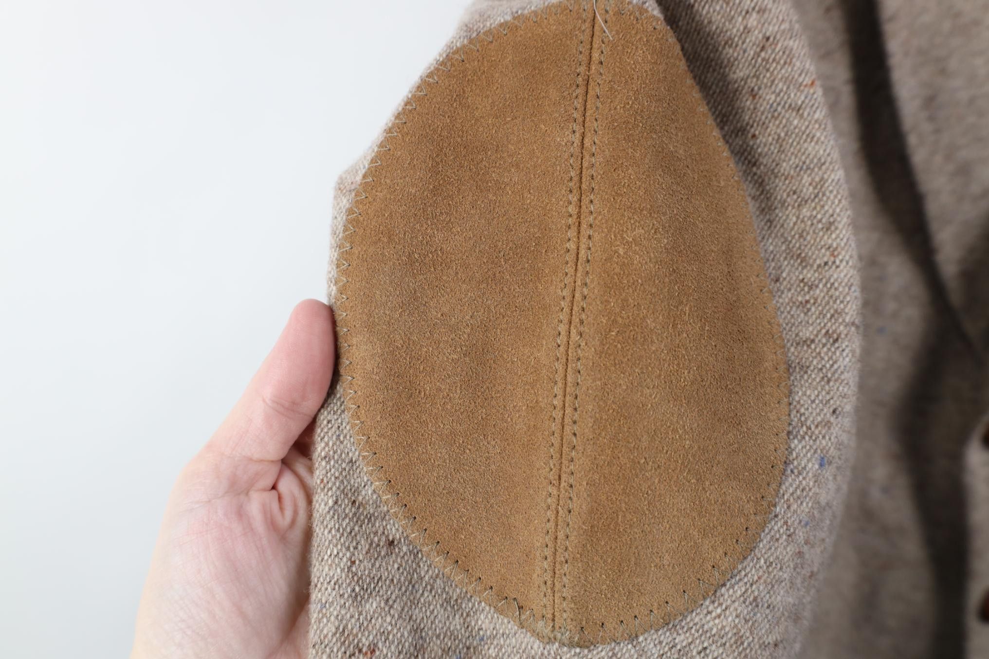 Vintage Vintage 90s Suede Elbow Patch Suit Coat Blazer Jacket Size US XXL / EU 58 / 5 - 5 Thumbnail