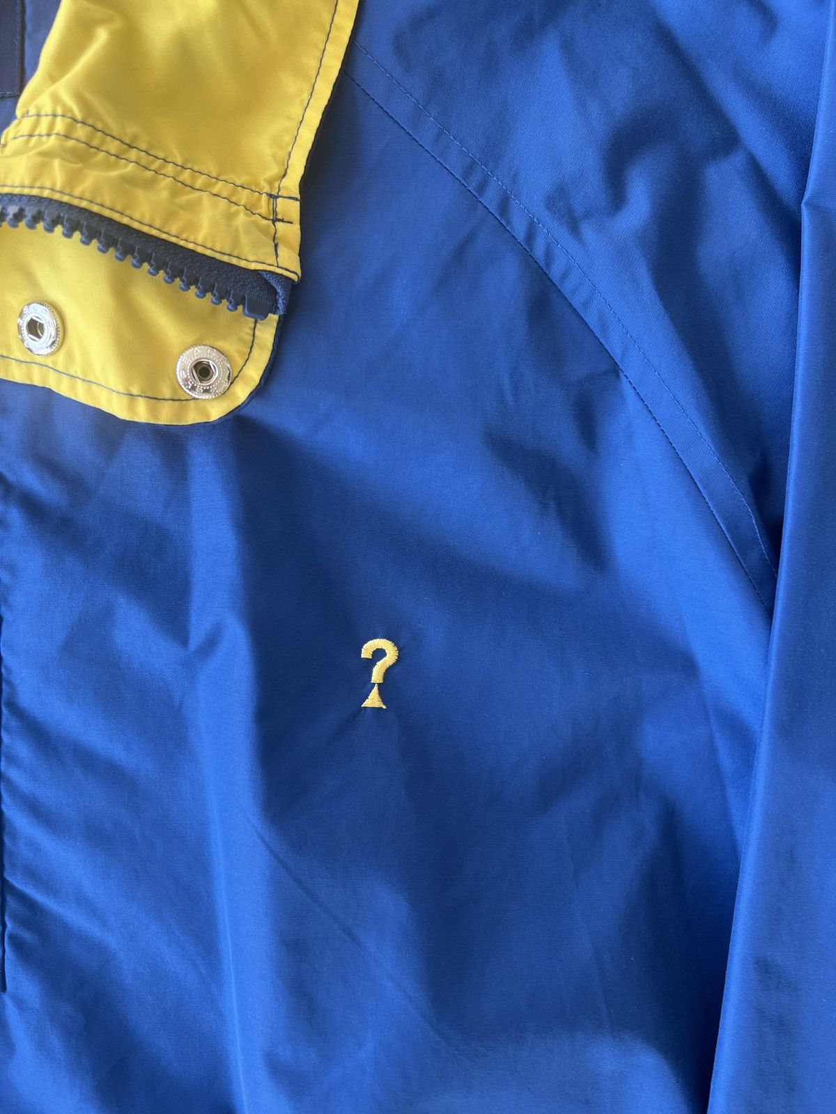 Guess × Vintage 90s Guess USA Blue/Yellow “American Tradition” Windbreaker Size US L / EU 52-54 / 3 - 4 Thumbnail