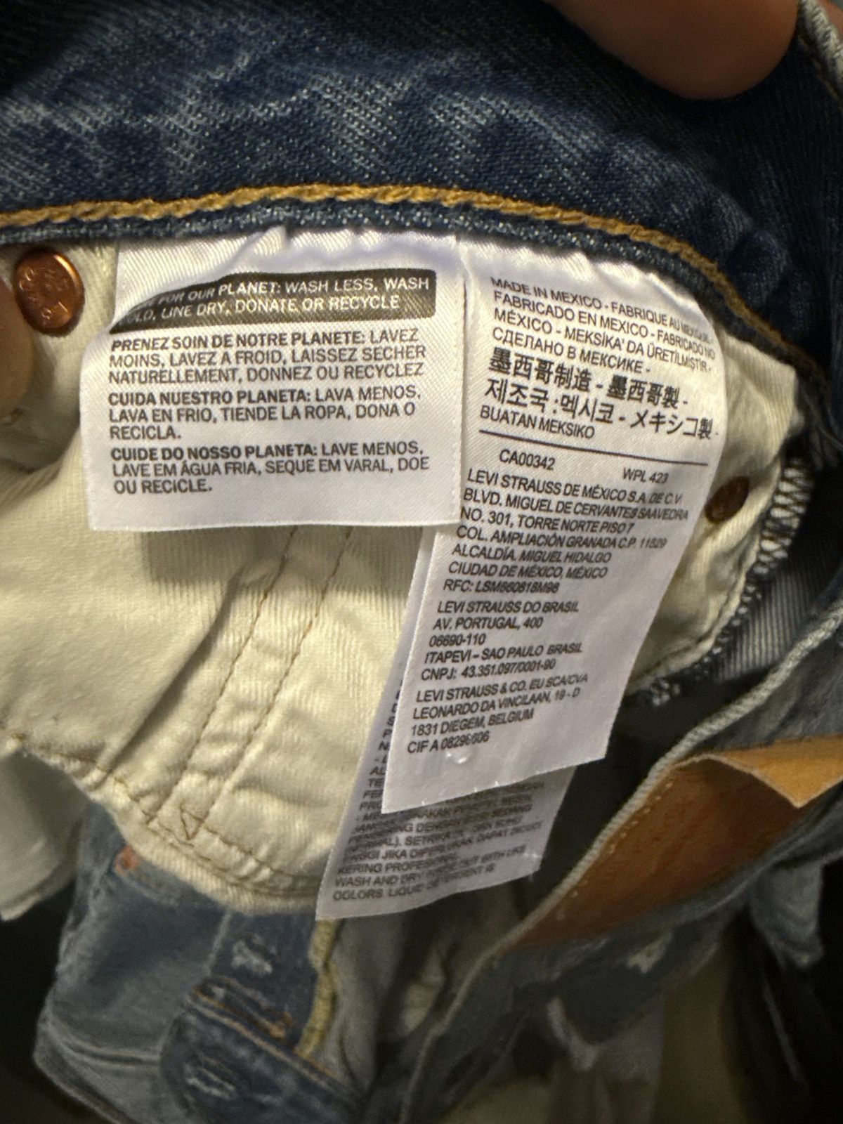 DENIM TEARS Denim Tears x Levi’s Cotton Wreath Jeans Size US 36 / EU 52 - 5 Thumbnail