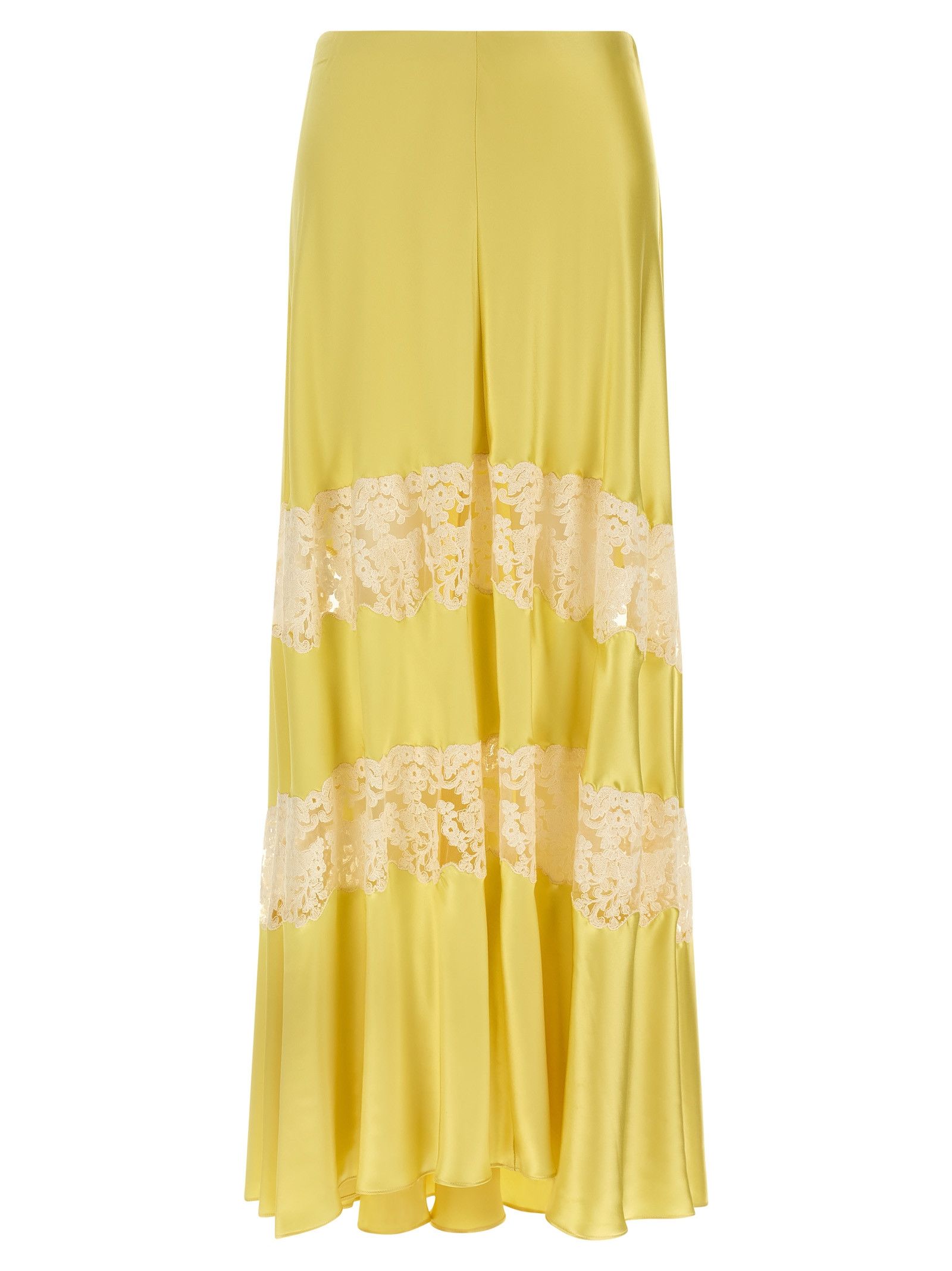 Alberta Ferretti Lace insert skirt Size 28" / US 6 / IT 42 - 1 Thumbnail