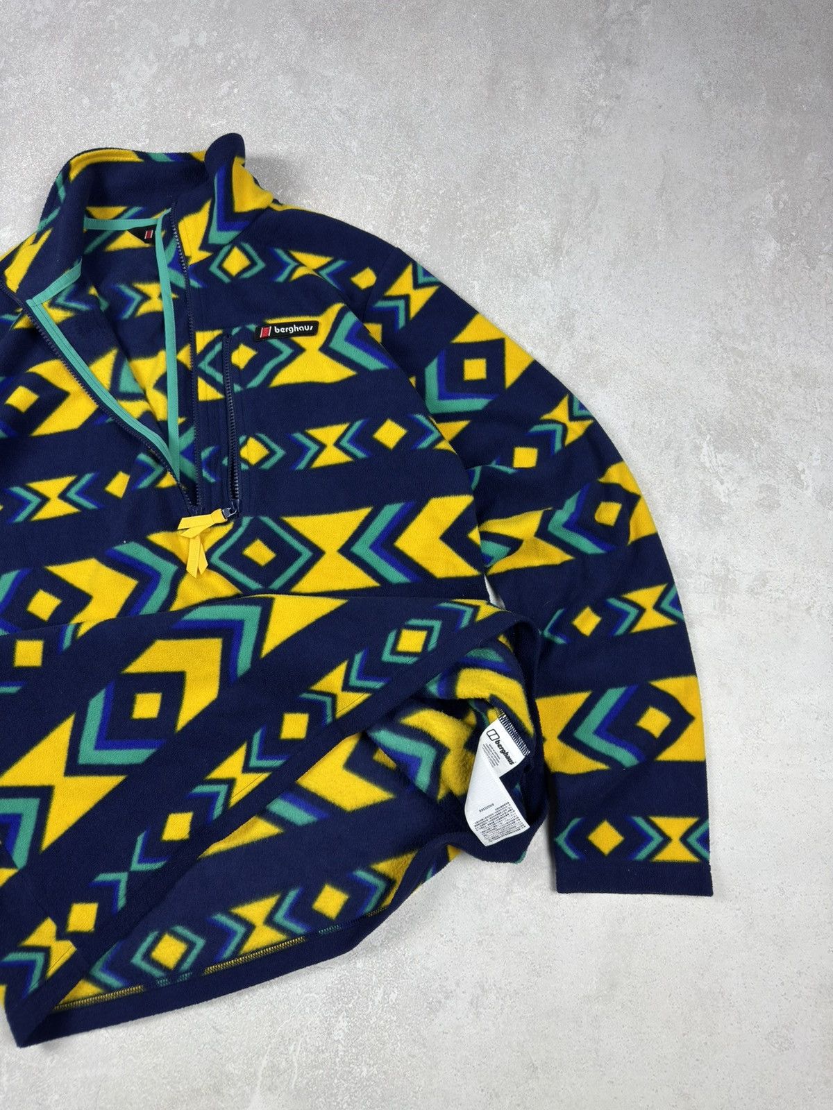 Berghaus Berghaus Prism Print Trango Half Fleece 1/4 Zip Outdoor Size US XL / EU 56 / 4 - 13 Thumbnail
