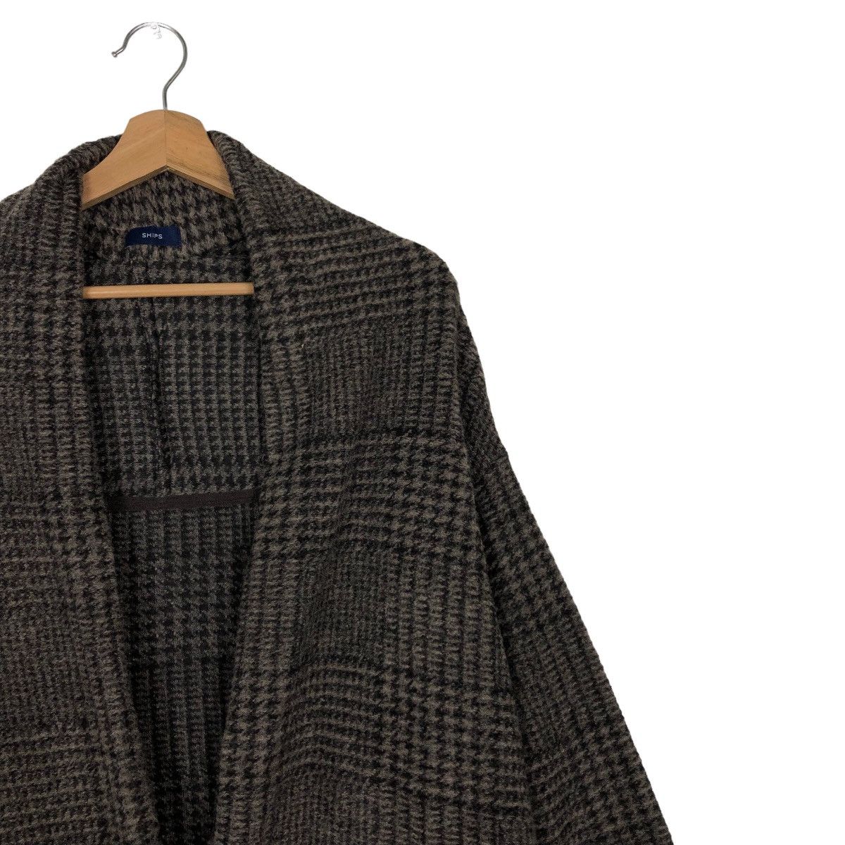 Japanese Brand Tartan Design Long Cardigan Jacket Ships Japan Issey Miyake Size US M / EU 48-50 / 2 - 6 Thumbnail