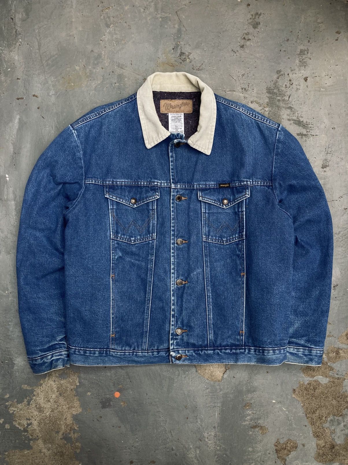 Wrangler Vintage 90s Wrangler Western Denim Jacket Size US L / EU 52-54 / 3 - 1 Thumbnail