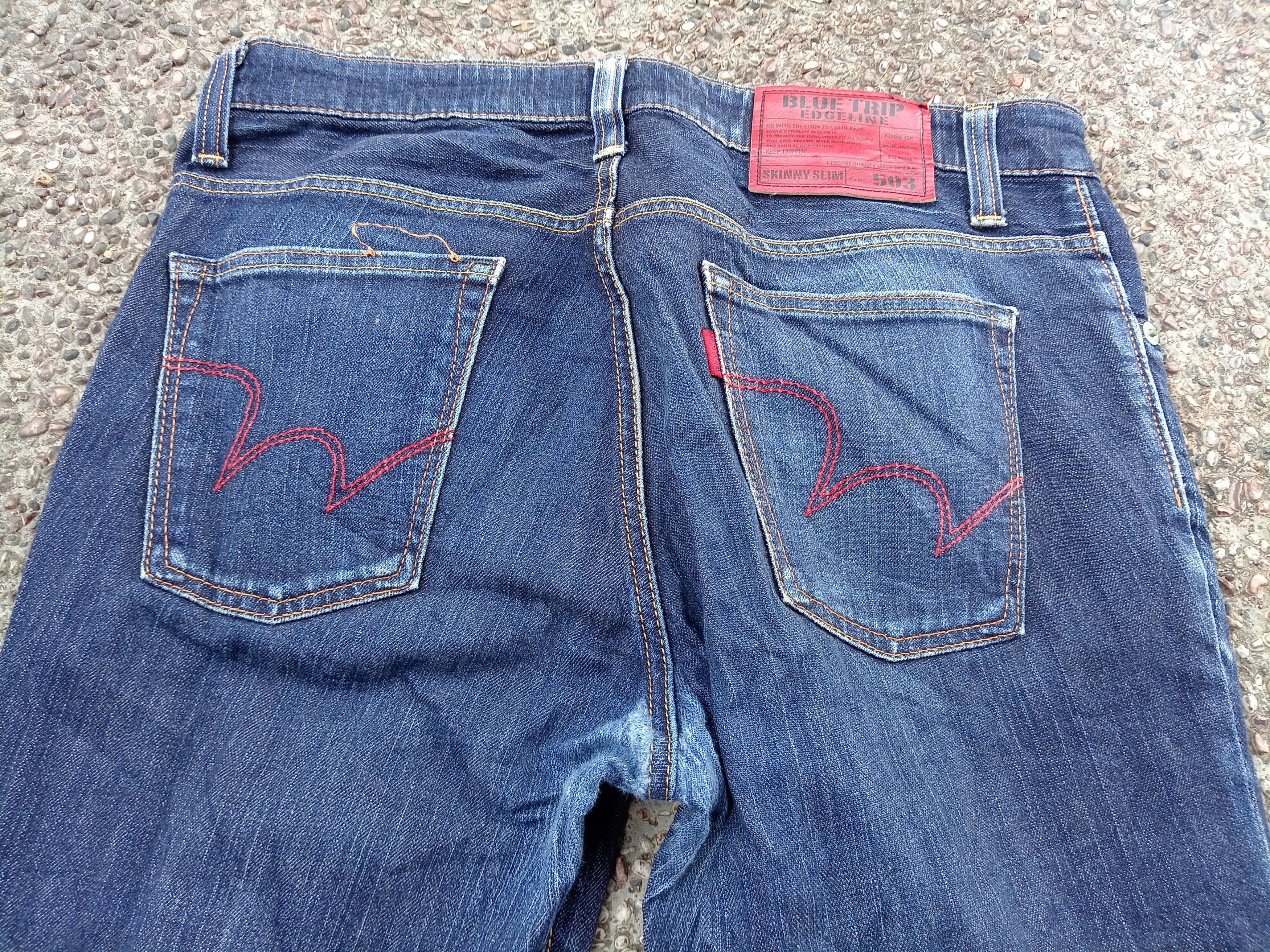 Edwin × Japanese Brand Edwin blue trip jeans size 30 Size US 33 - 5 Thumbnail