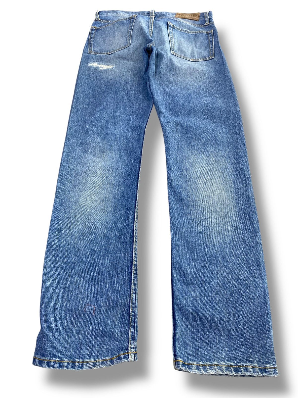 Other Stooge & Co Faded Wash Style Ripped Patchwork Jeans Size US 30 / EU 46 - 3 Thumbnail
