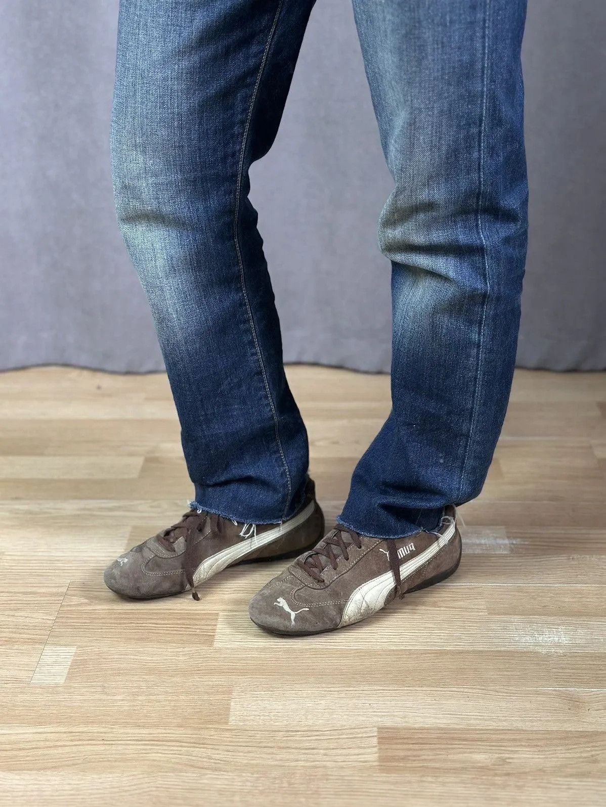 Vintage Vintage Puma Speed Cat brown Avantgarde Japan Style Y2k Size US 7 / EU 40 - 10 Thumbnail