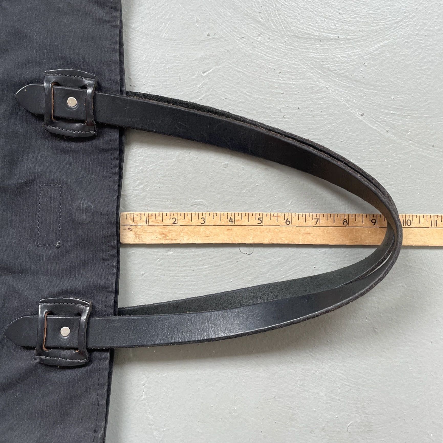 Vintage Tanner Goods Canvas Leather Tote Travel Bag Made in USA Tote Men Black USA 90s (if applicable) Mens Size ONE SIZE - 7 Thumbnail