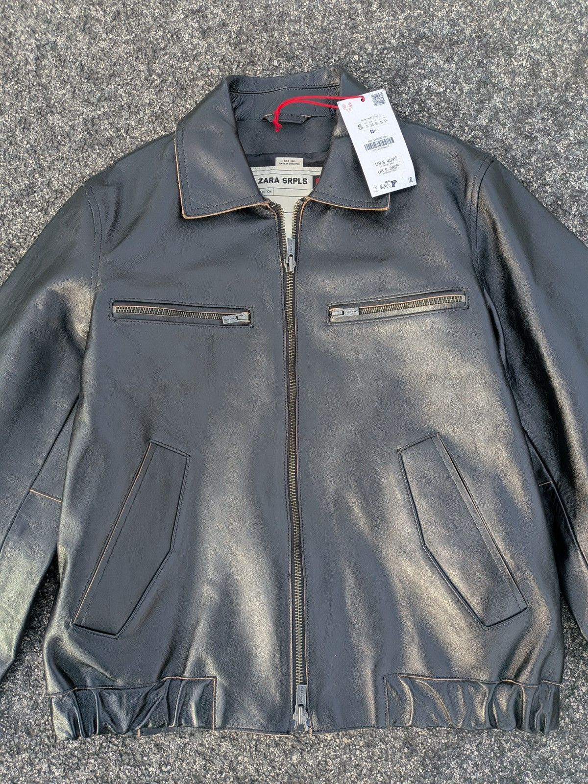 Zara LTHR BKR JKTC Size US S / EU 44-46 / 1 - 8 Thumbnail
