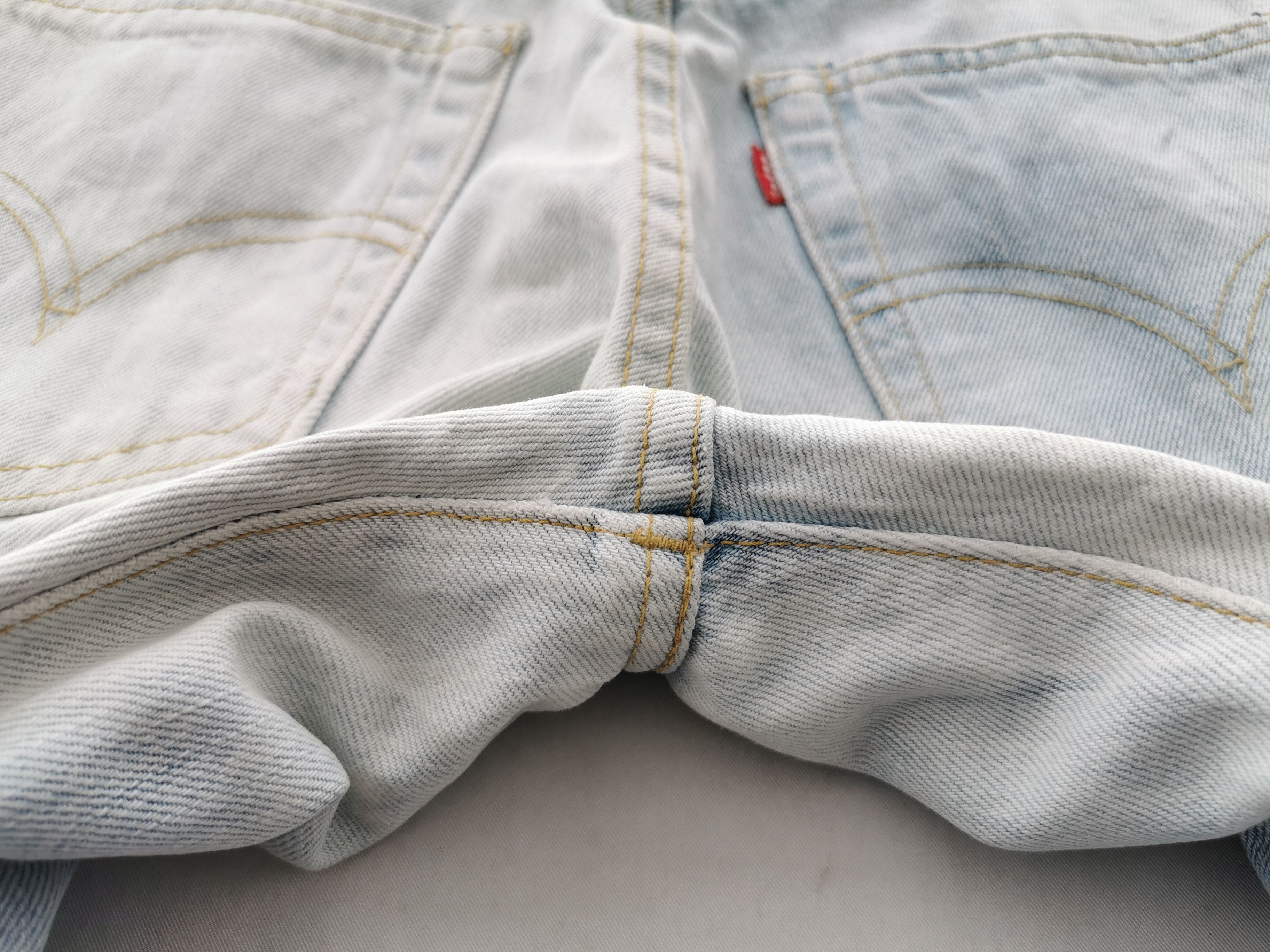 Levi's Vintage 90's Levis 702XX Big E Selvedge Acidwash Denim Size US 26 / EU 42 - 6 Thumbnail