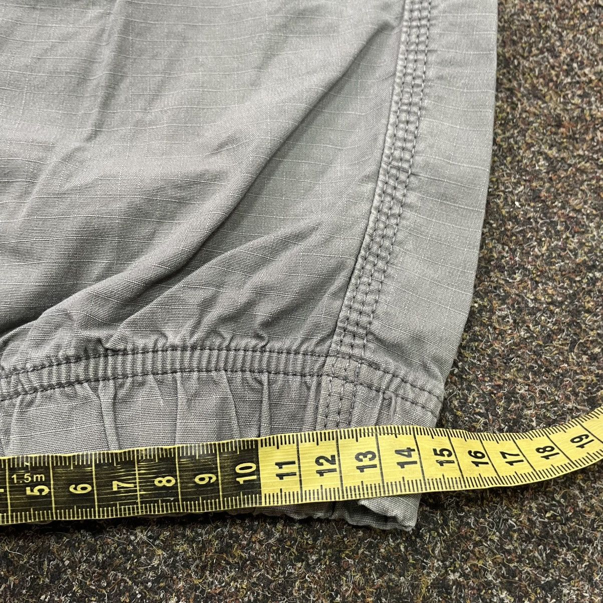 Vintage Vintage Y2K Baggy Cargo Pants Washed Grey Streetwear Logo M Size 32" / US 10 / IT 46 - 9 Thumbnail