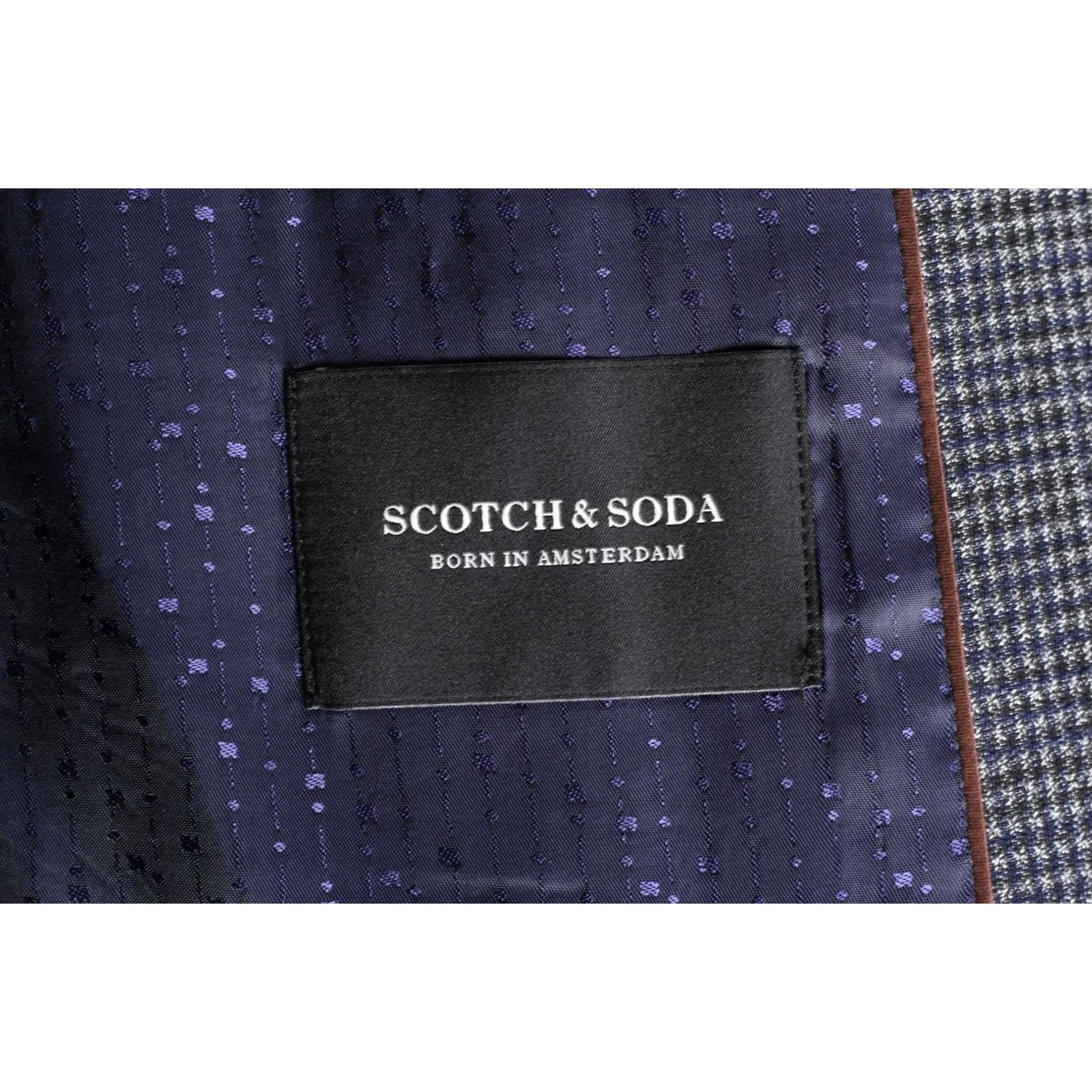 Scotch & Soda SCOTCH & SODA Stretch Blazer Jacket Men XXL Formal Casual MJ6285 Blazer Men 2XL Grey Colours Size 48R - 4 Thumbnail