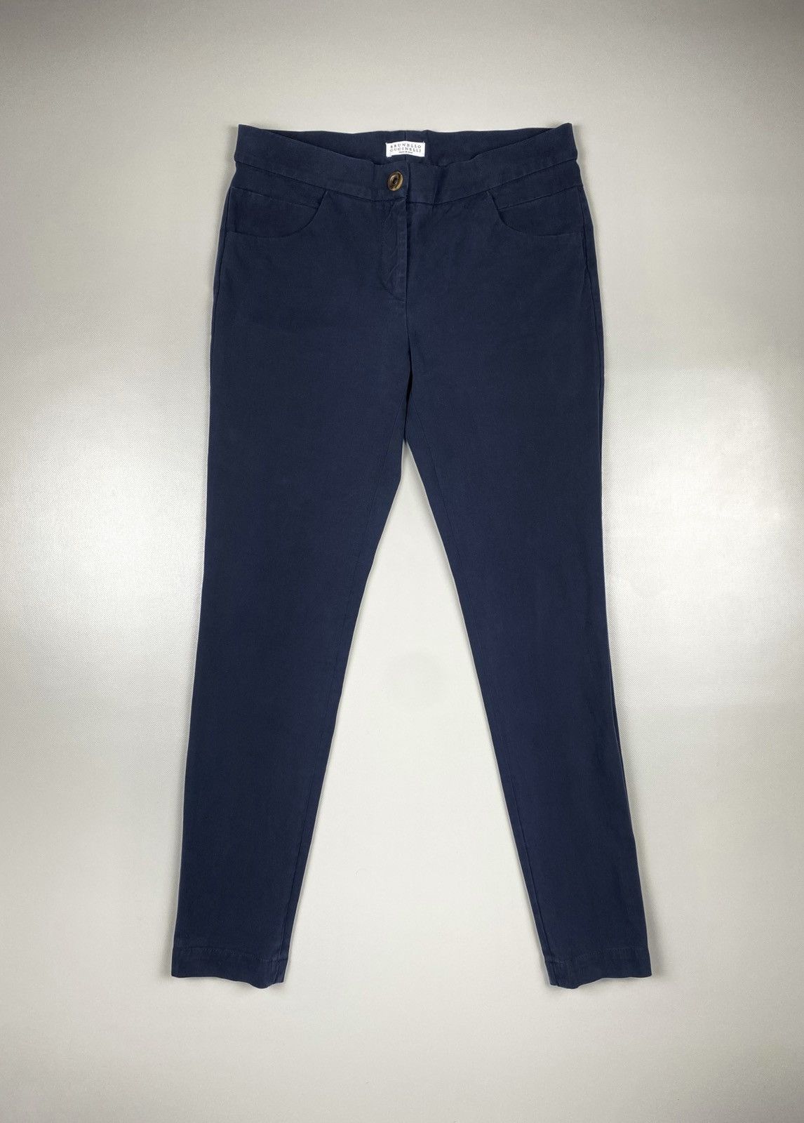 Brunello Cucinelli Brunello Cucinelli Women’s Cotton Trousers Pants Size 28" / US 6 / IT 42 - 2 Thumbnail
