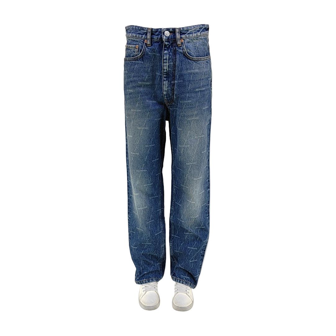 Balenciaga Balenciaga Logo Denim Jeans Size 29 Size US 29 - 1 Thumbnail