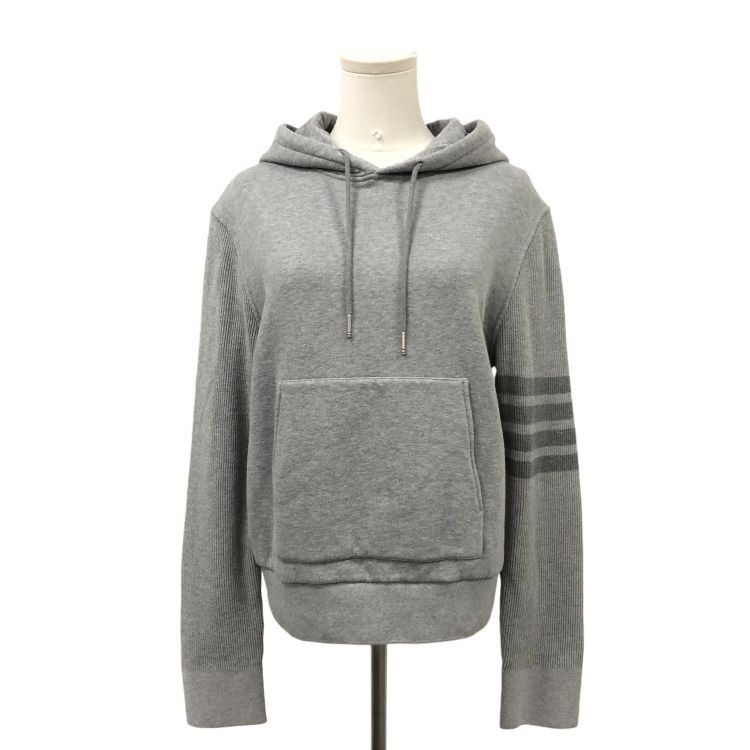 Thom Browne Thom Browne 4-Bar Stripe Hoodie Size 1 Size US S / EU 44-46 / 1 - 1 Thumbnail