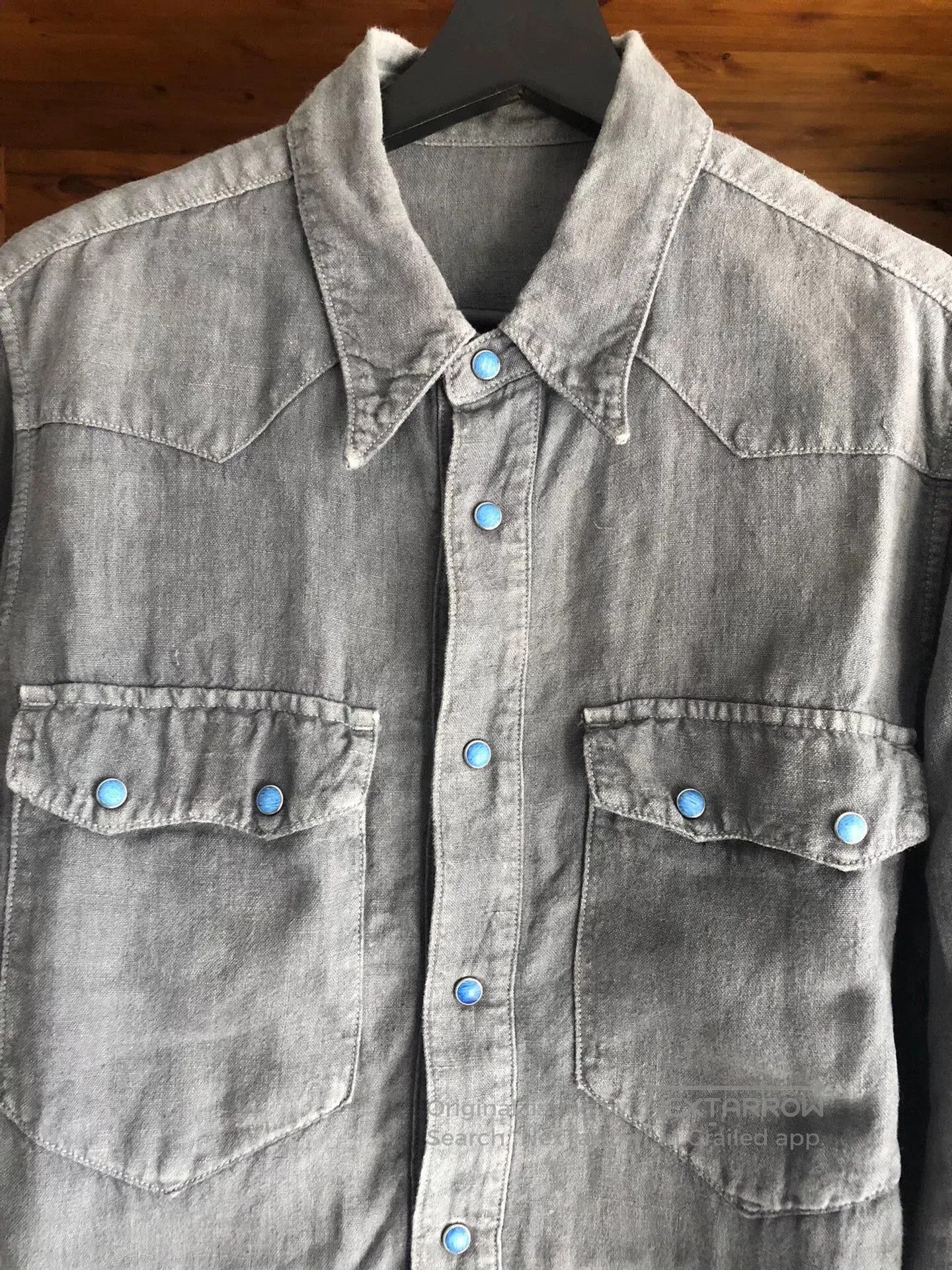 Porter Classic Porter Classic 17AW Linen Western Shirt. Size US M / EU 48-50 / 2 - 5 Thumbnail