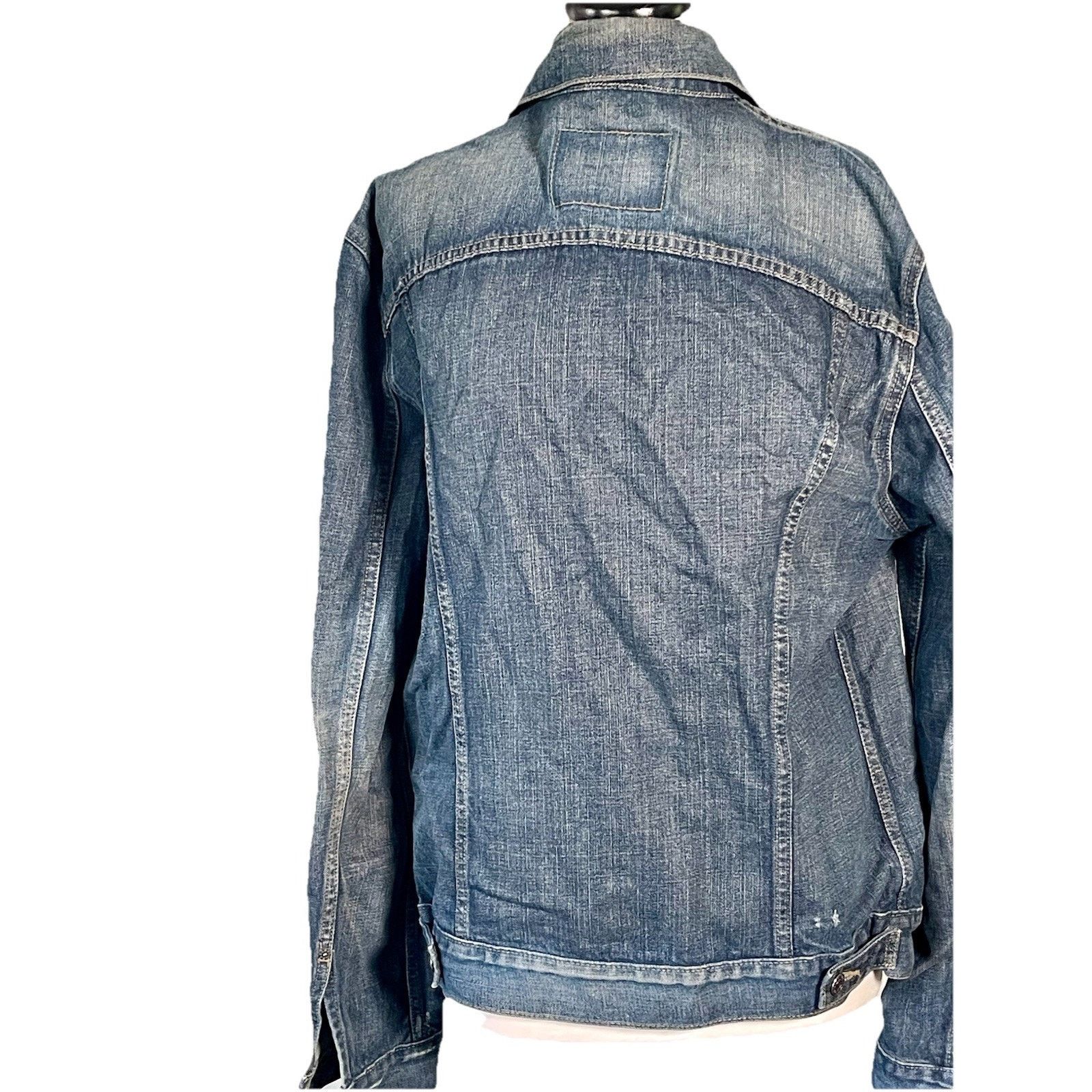 Levi's Levi Strauss Men’s Denim Trucker Biker Jacket Large Blue Size US L / EU 52-54 / 3 - 5 Thumbnail