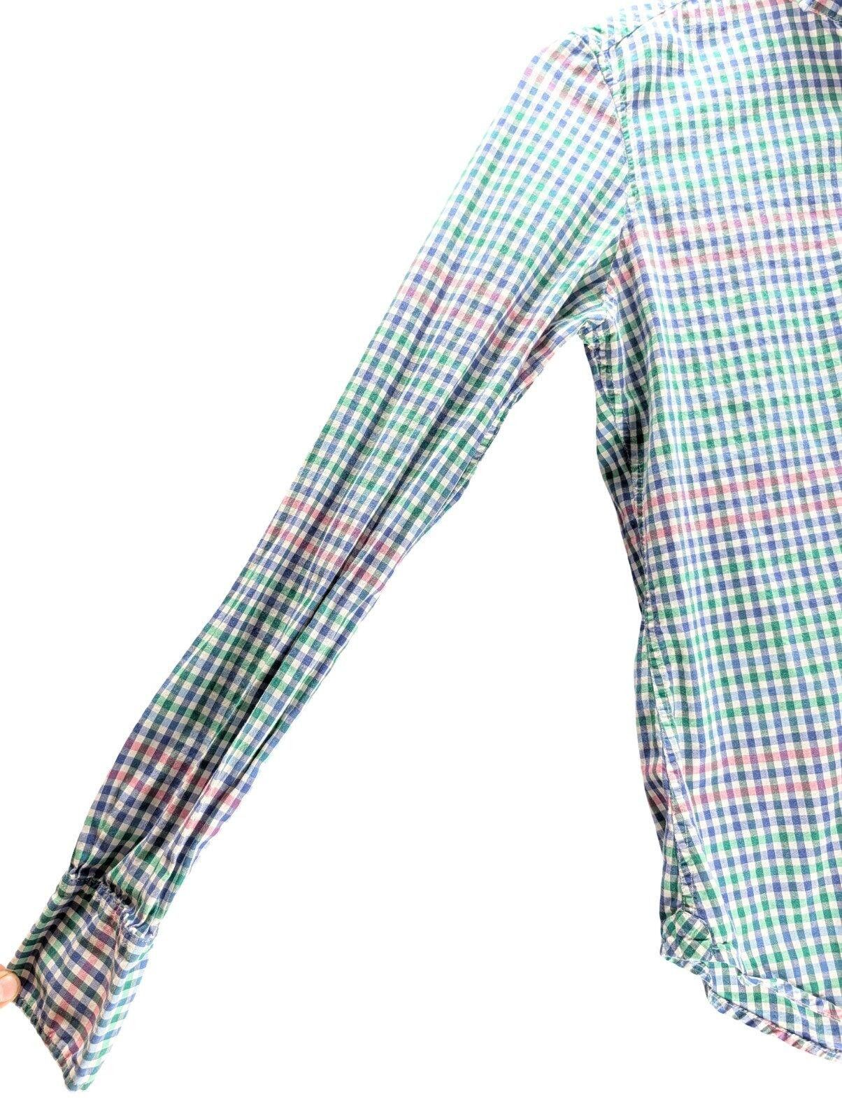 American Eagle Outfitters American Eagle Button Shirt Women Small Plaid Multicolor Size S / US 4 / IT 40 - 3 Thumbnail