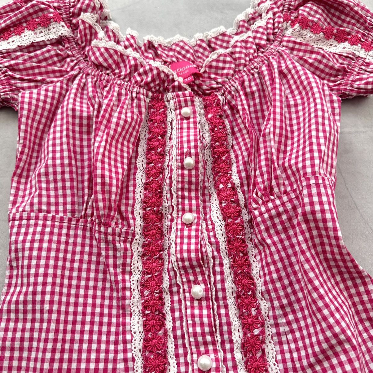 Hysteric Glamour Cute Babydoll Top Blouse T Shirt Abercrombie Style Size XS / US 0-2 / IT 36-38 - 6 Thumbnail