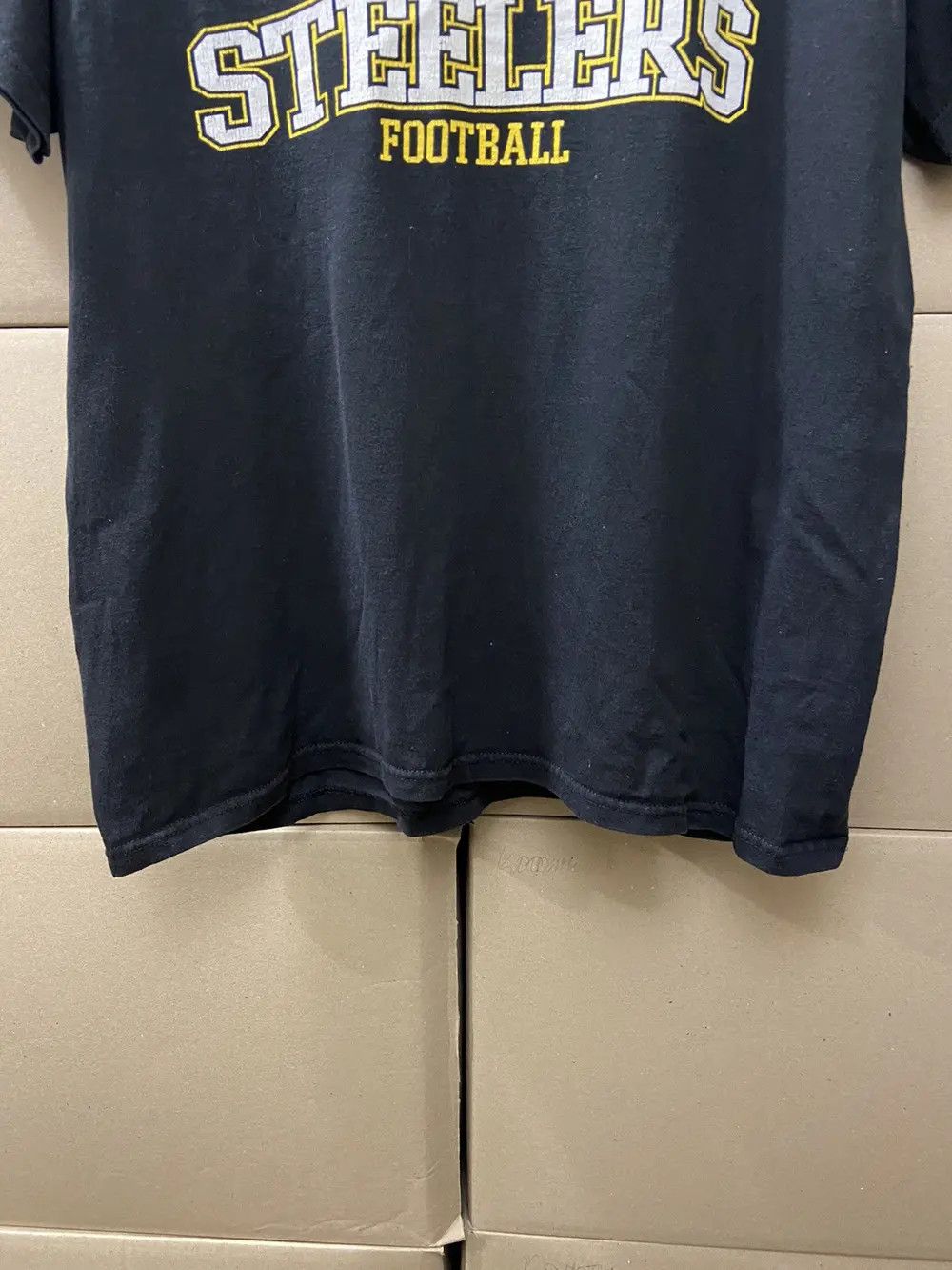 NFL VINTAGE PITTSBURG STEELERS Y2K FADED TEE JERSEY NY NFL SKATE Size US L / EU 52-54 / 3 - 9 Thumbnail