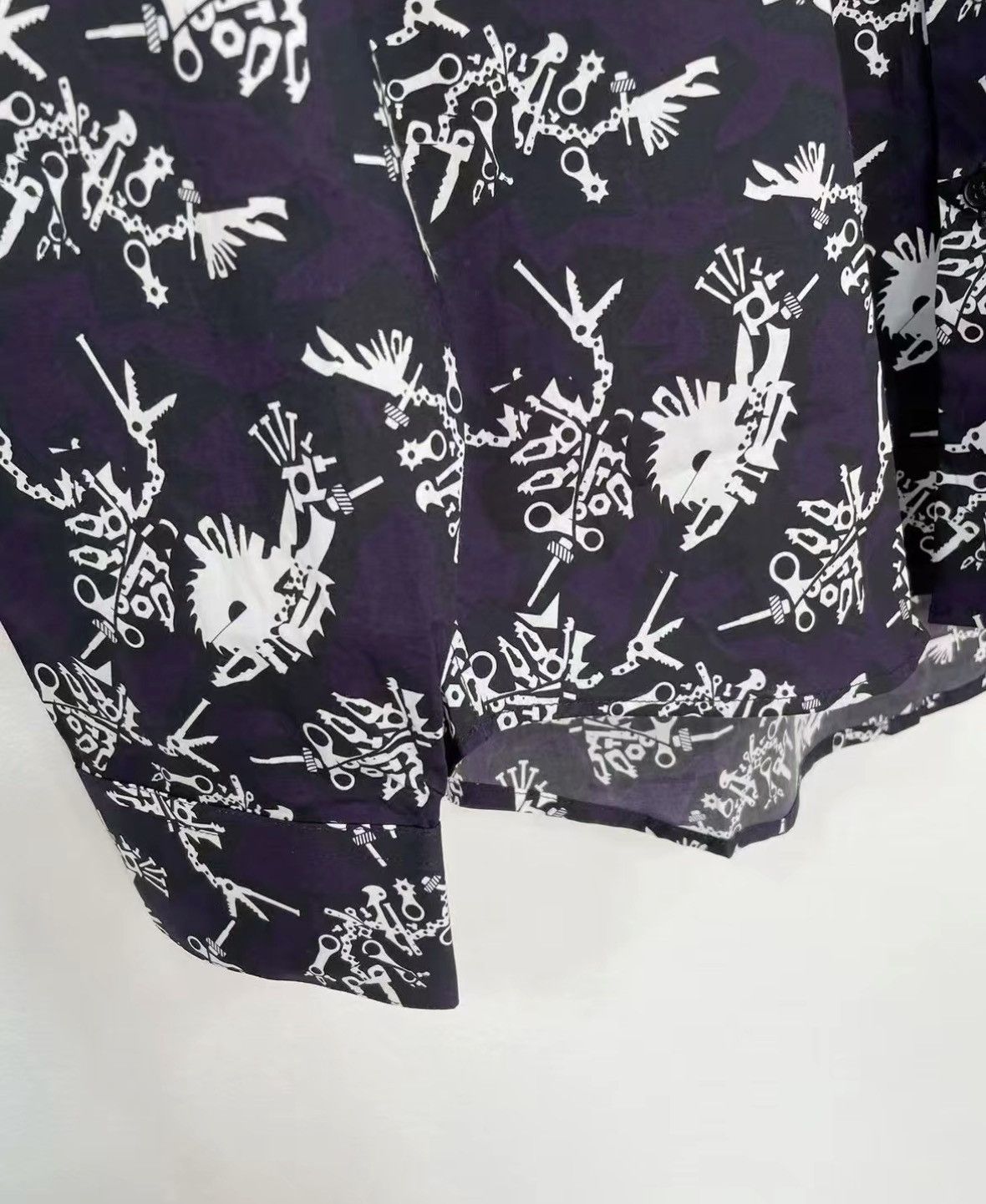 Kenzo KENZO 100% Cotton Long Sleeve Shirt J30 Size US S / EU 44-46 / 1 - 4 Thumbnail