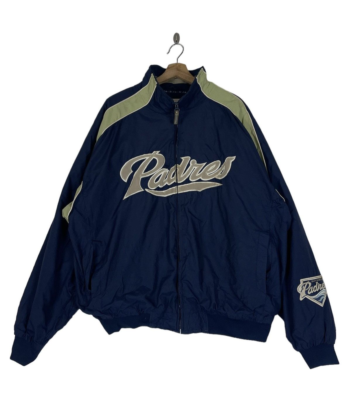 San Diego Padres MLB online Vintage Authentic Majestic Puffer Jacket Mens Large