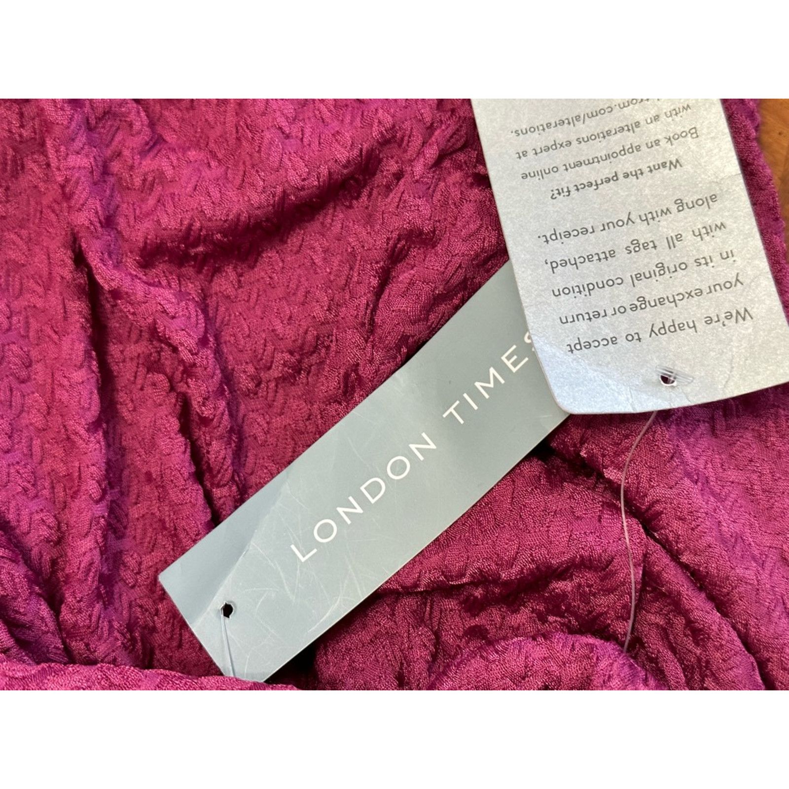 Other London Times Tiered Dress Split Neck Cap Sleeve Pink M NWT Size M / US 6-8 / IT 42-44 - 8 Thumbnail