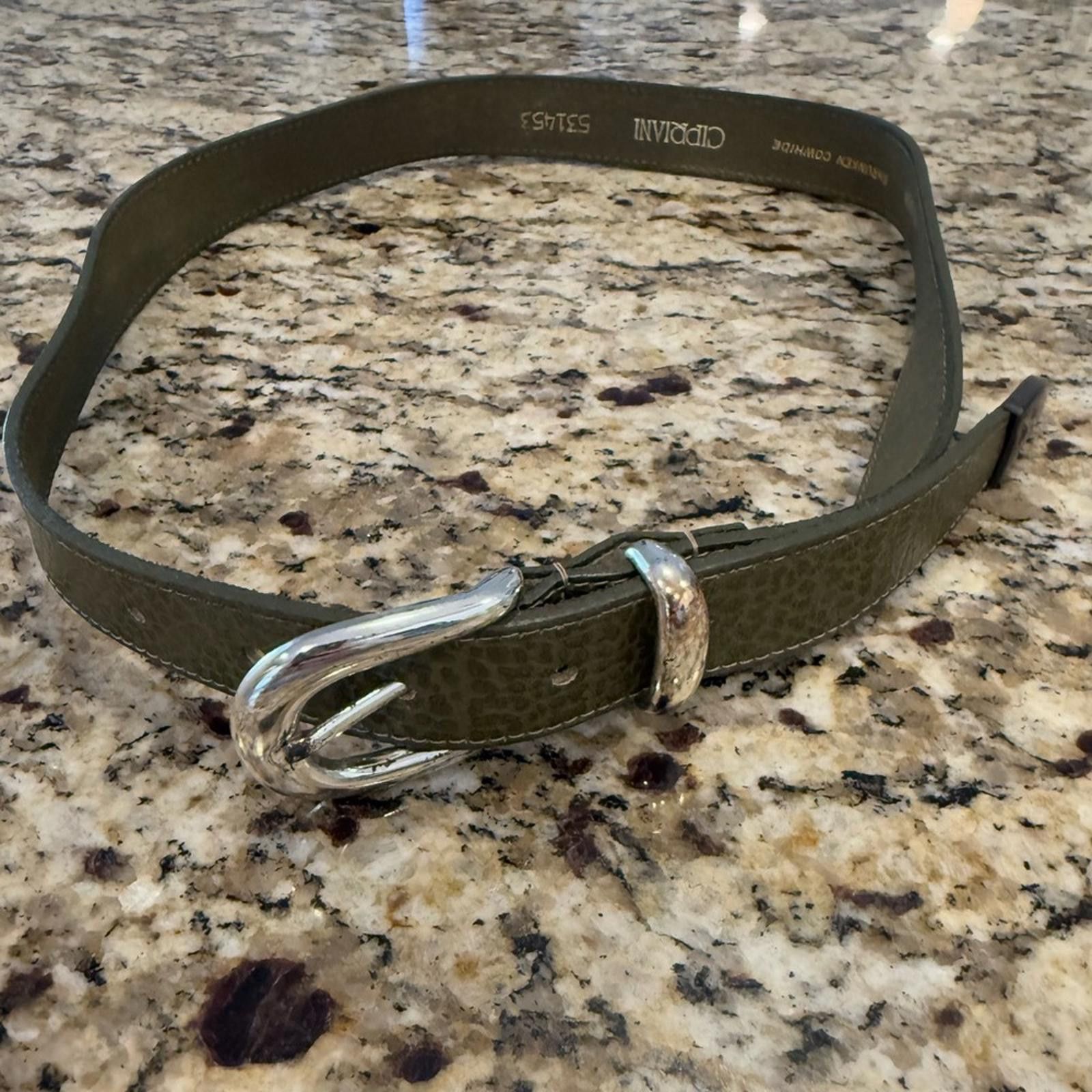 Other Cipriani brown shrunken cowhide leather belt Size medium Size ONE SIZE - 1 Thumbnail