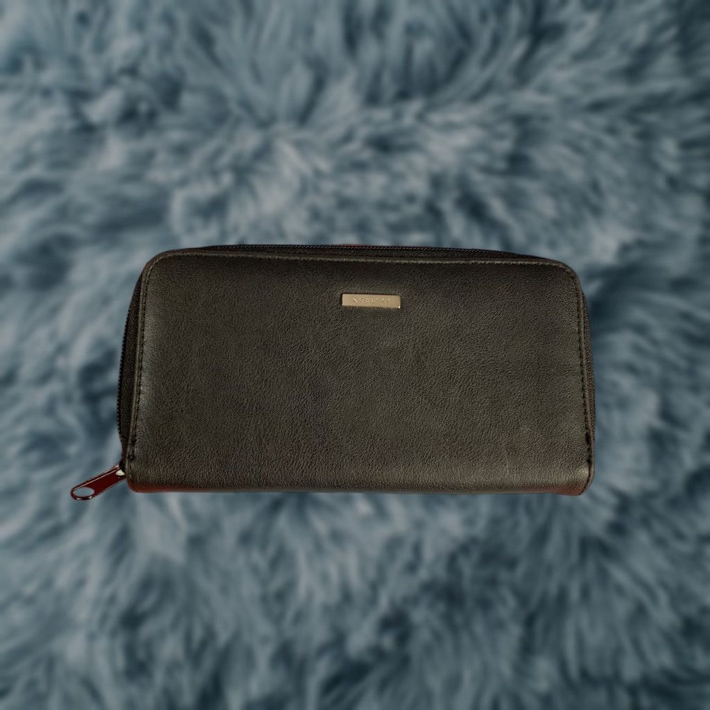 Vintage VINTAGE Rosetti Wallet Clutch Zip Leather Black Womens Size ONE SIZE - 1 Thumbnail