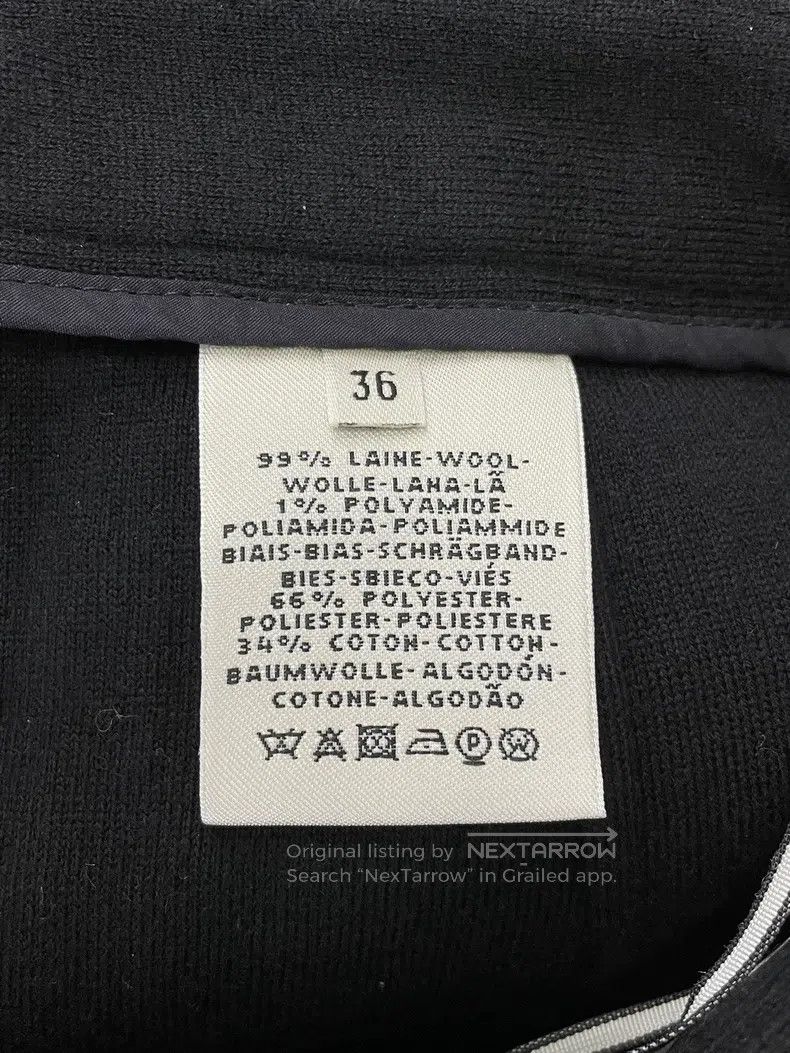 Hermes Hermes Black Wool Knit Wide Leg Long Pants Size 24" / US 00 / IT 34 - 4 Thumbnail