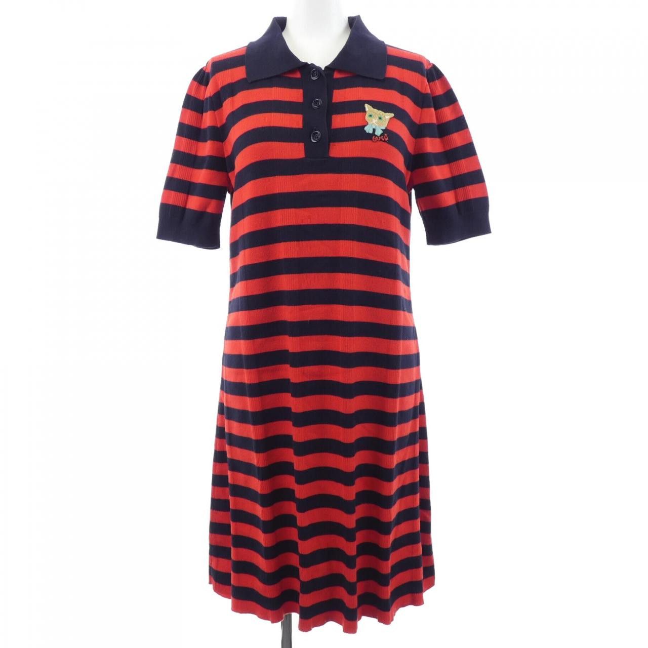 Gucci Gucci Gucci Dress Textile Dresses 657895XKBSJ DUTY FREE for USA Size ONE SIZE - 1 Thumbnail