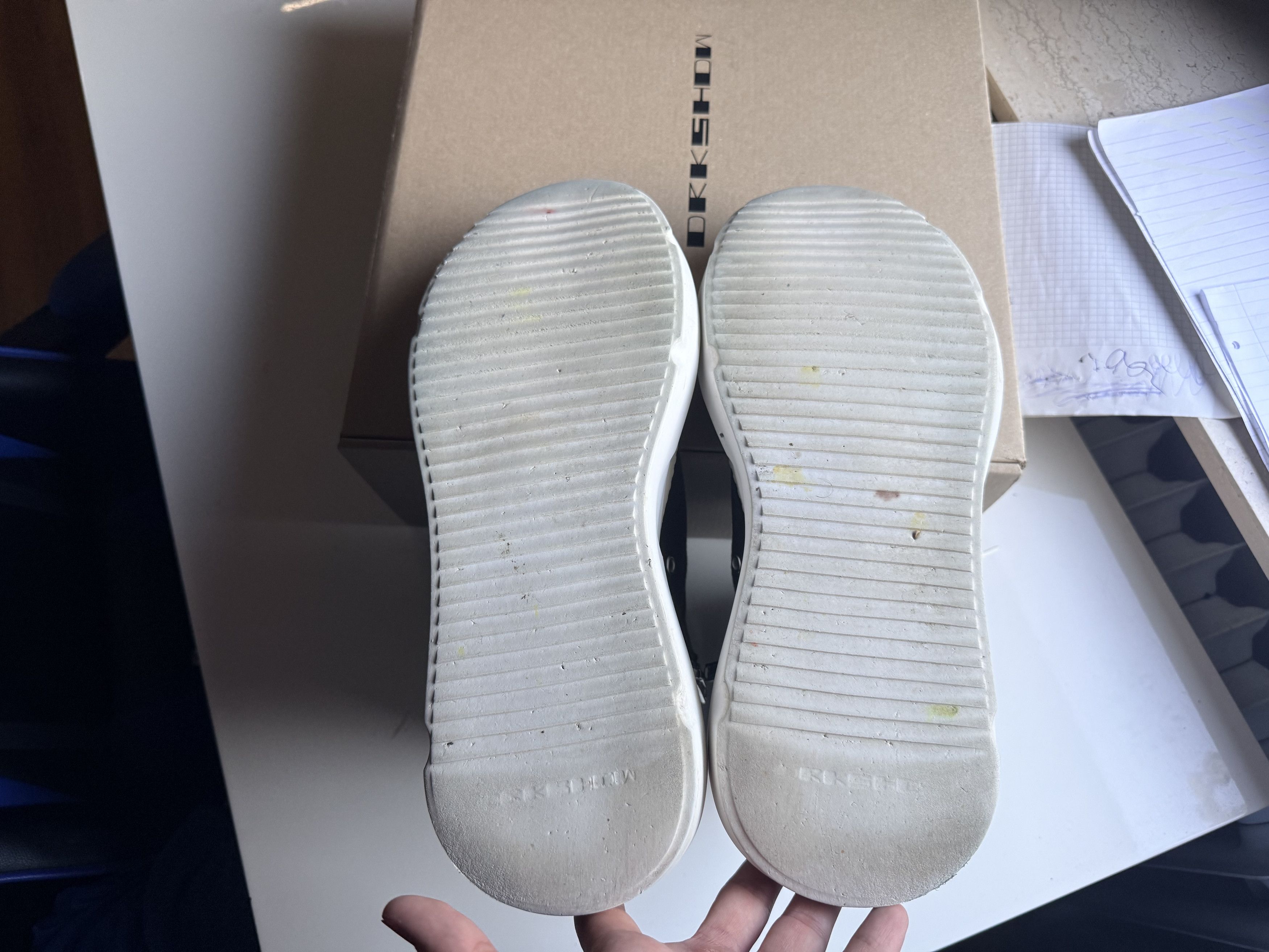 Rick Owens Drkshdw DRKSHDW FW25 ABSTRACT RAMONES Size US 12 / EU 45 - 4 Thumbnail