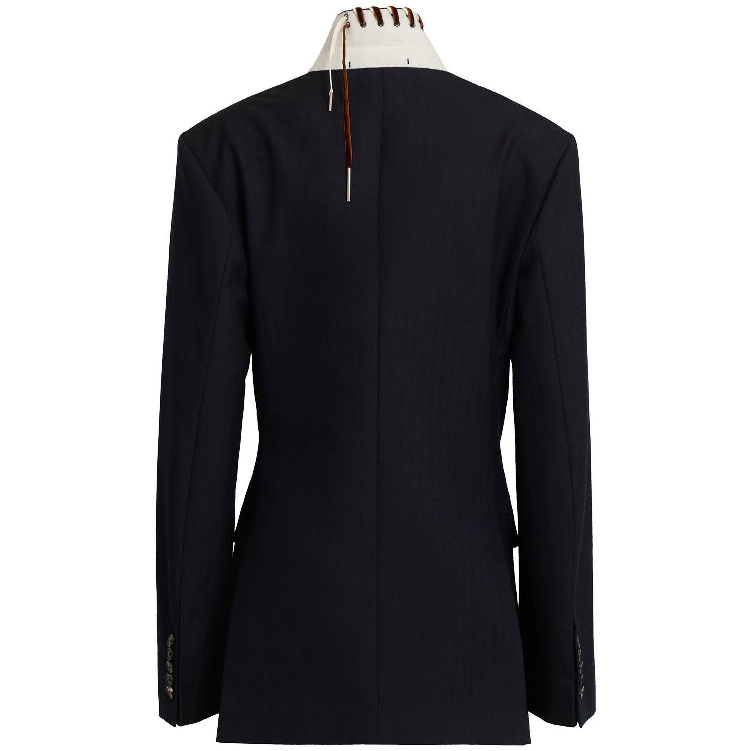 Dries Van Noten DRIES VAN NOTEN Baftan Navy Blazer Jacket New & Authentic (W Size XS / US 0-2 / IT 36-38 - 2 Thumbnail