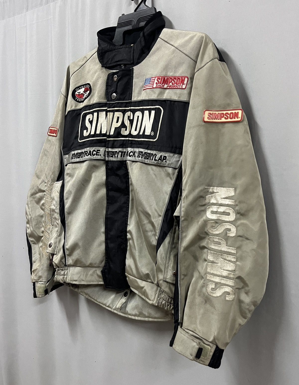 Vintage Simpson jacket racing motorsport Size US L / EU 52-54 / 3 - 3 Thumbnail