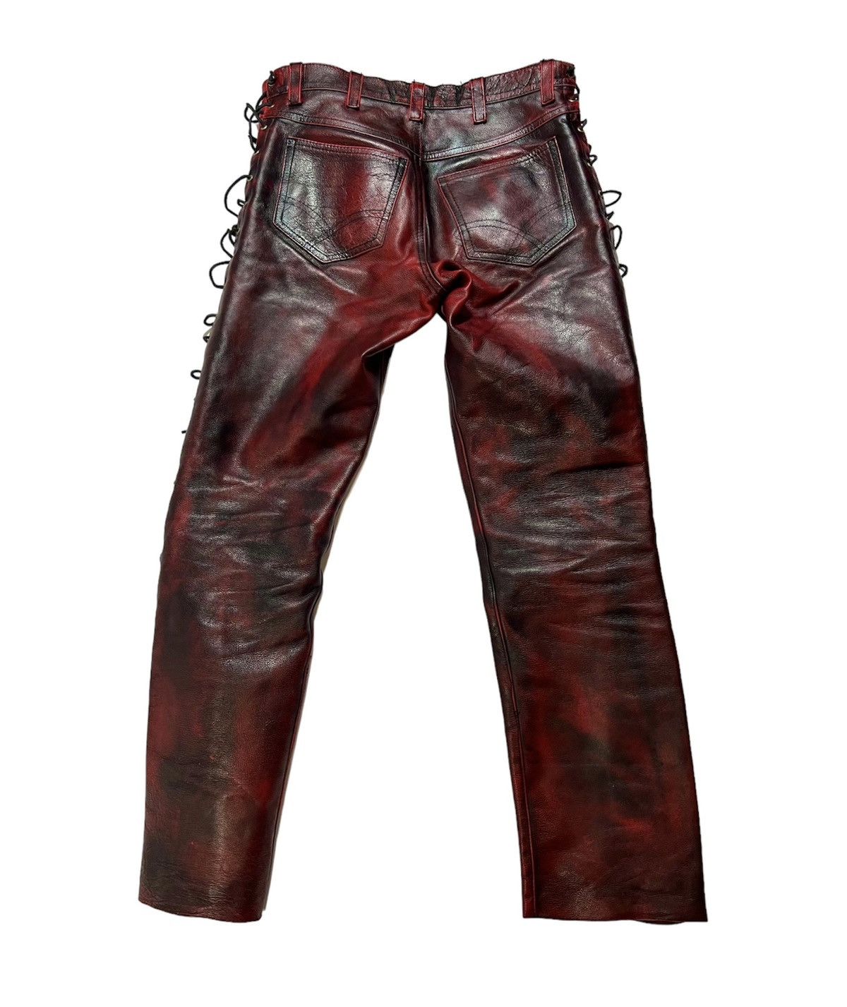 Genuine Leather × Japanese Brand Stunning Bok Brothers Artisanal 1 of 1 pants Size US 36 / EU 52 - 2 Thumbnail
