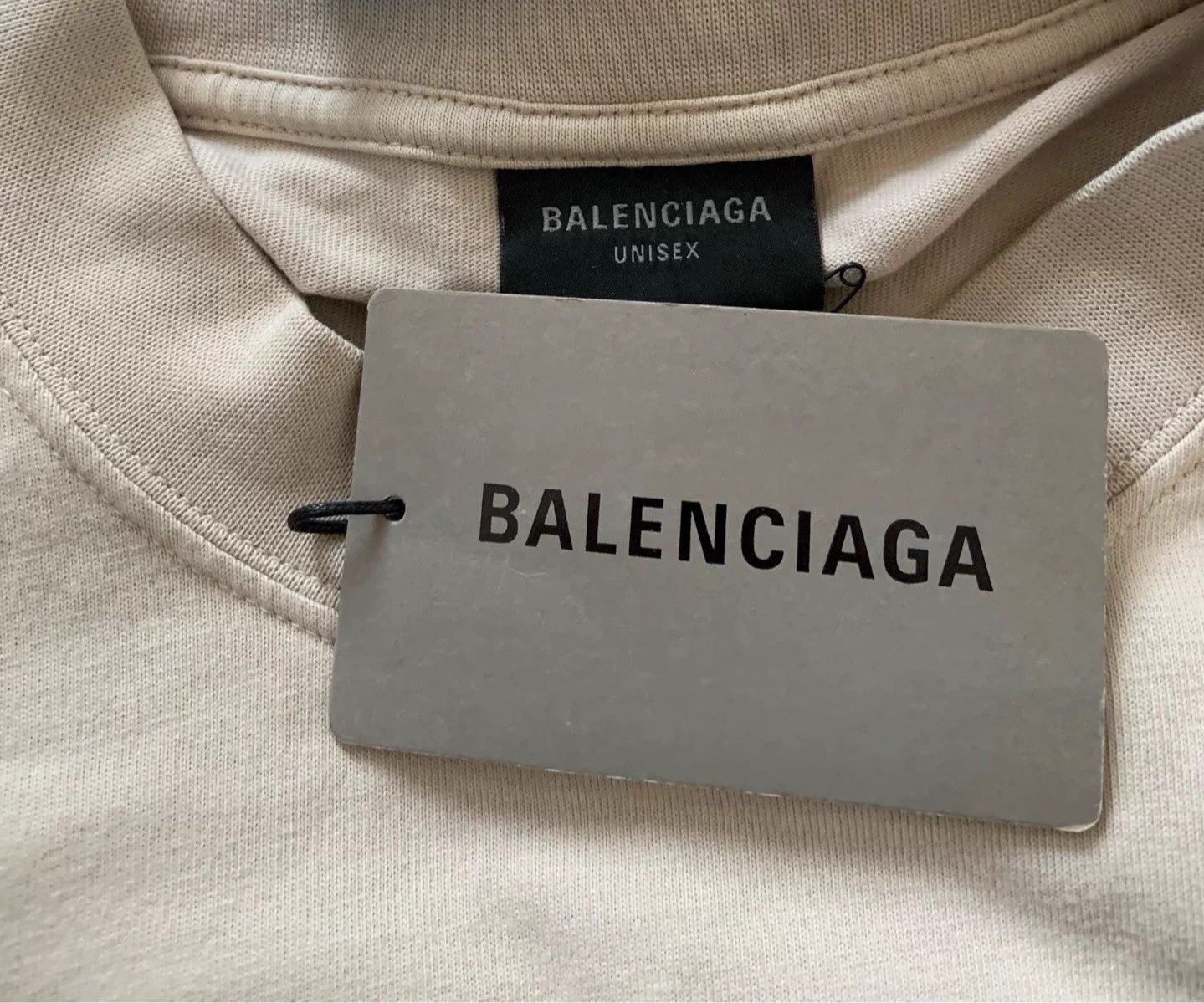 Balenciaga Balenciaga men's white logo print T-shirt 2 oversized Size US M / EU 48-50 / 2 - 7 Thumbnail
