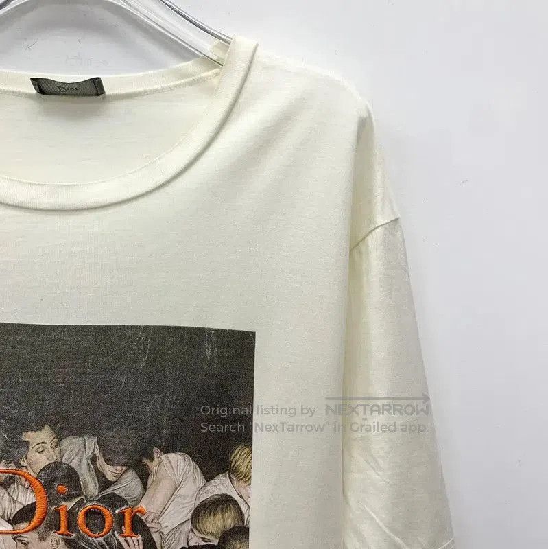 Dior Dior Beige Cotton Oversized Women's T. Size XL / US 12-14 / IT 48-50 - 2 Thumbnail