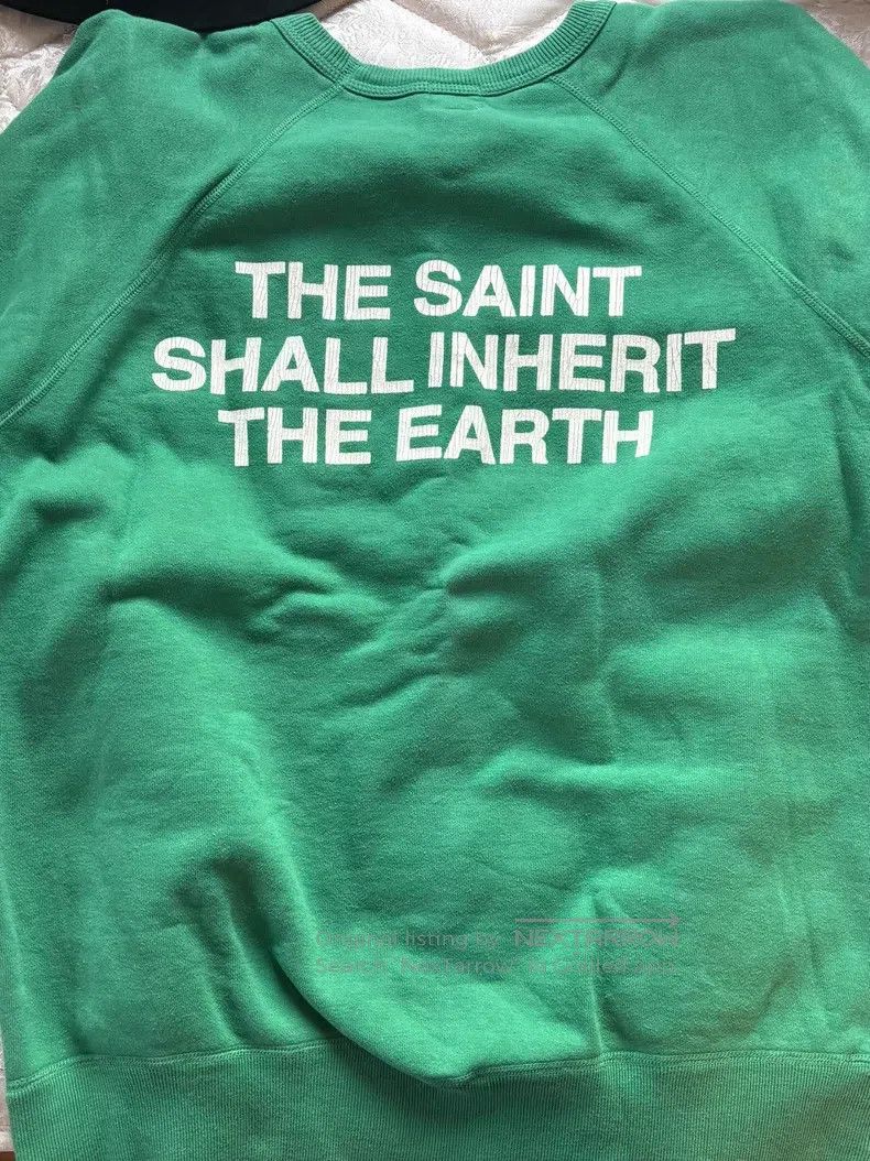 Saint Michael Saint Michael Green milk bottle sweatshirt Size US L / EU 52-54 / 3 - 2 Thumbnail