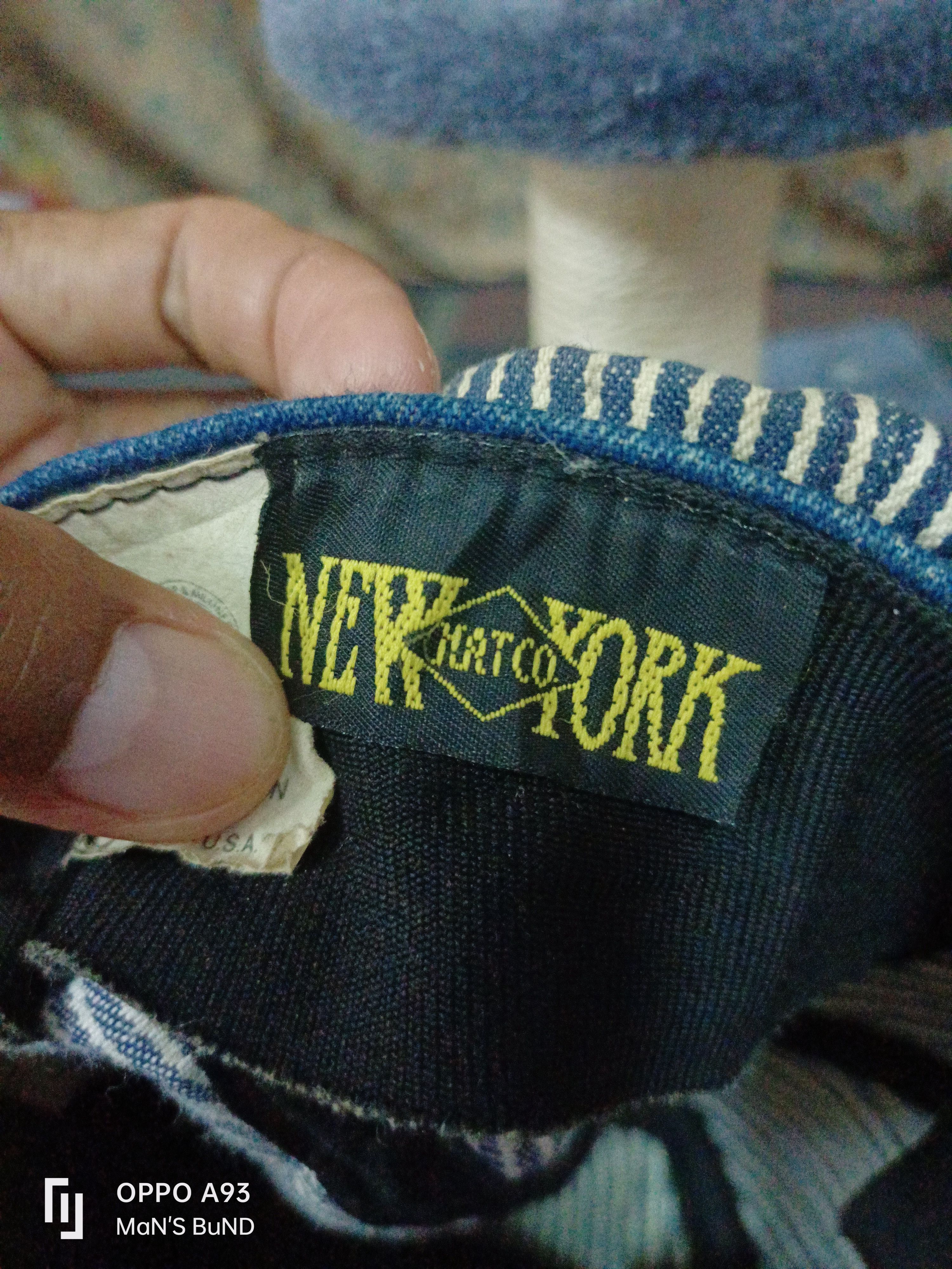 Denime Vintage NEW YORK HAT CO DENIM Size ONE SIZE - 8 Thumbnail