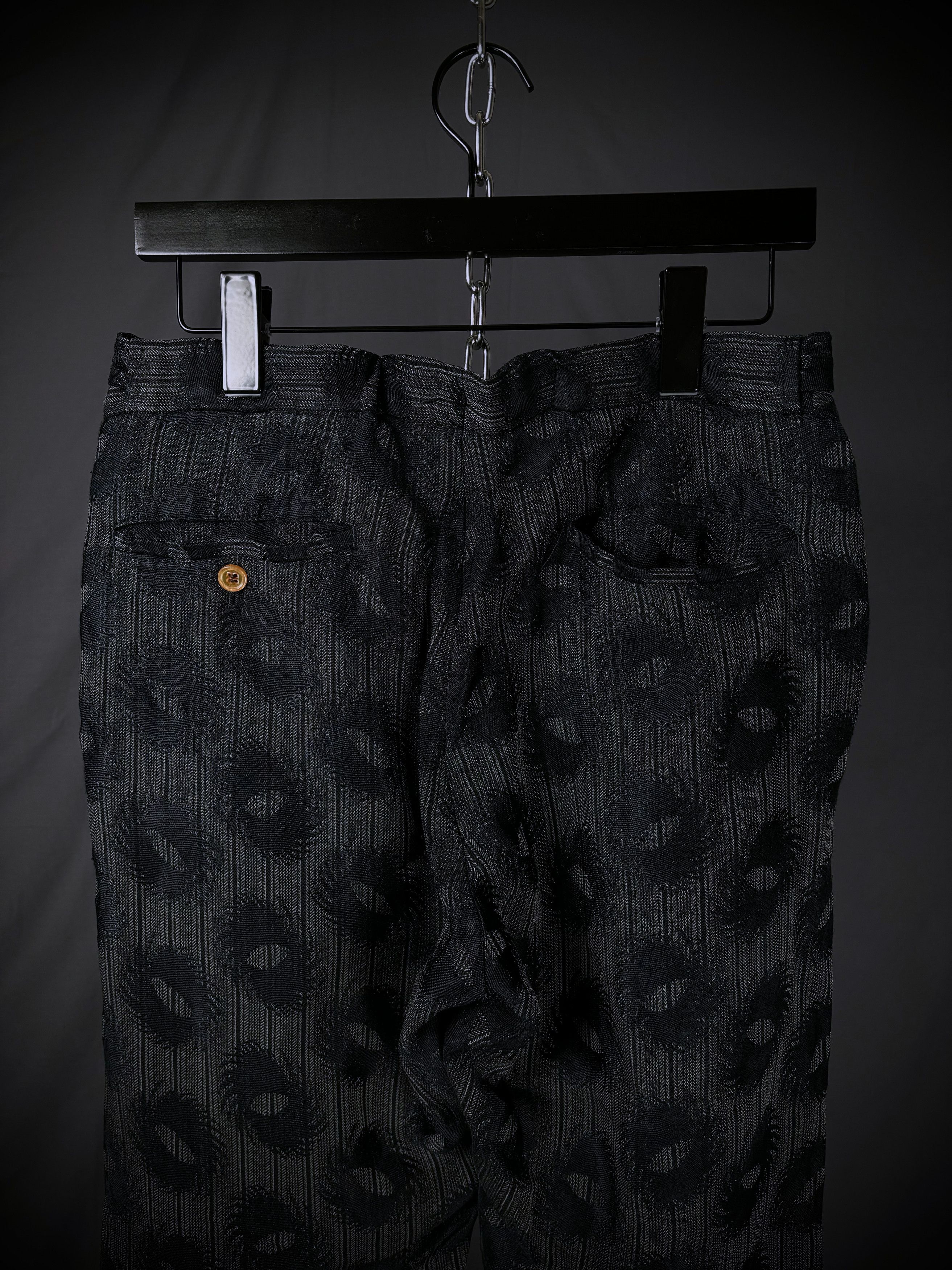Comme des Garcons Homme Plus CDG Homme Plus Distressed Jacquard Trousers – AW02 Size US 31 - 7 Thumbnail