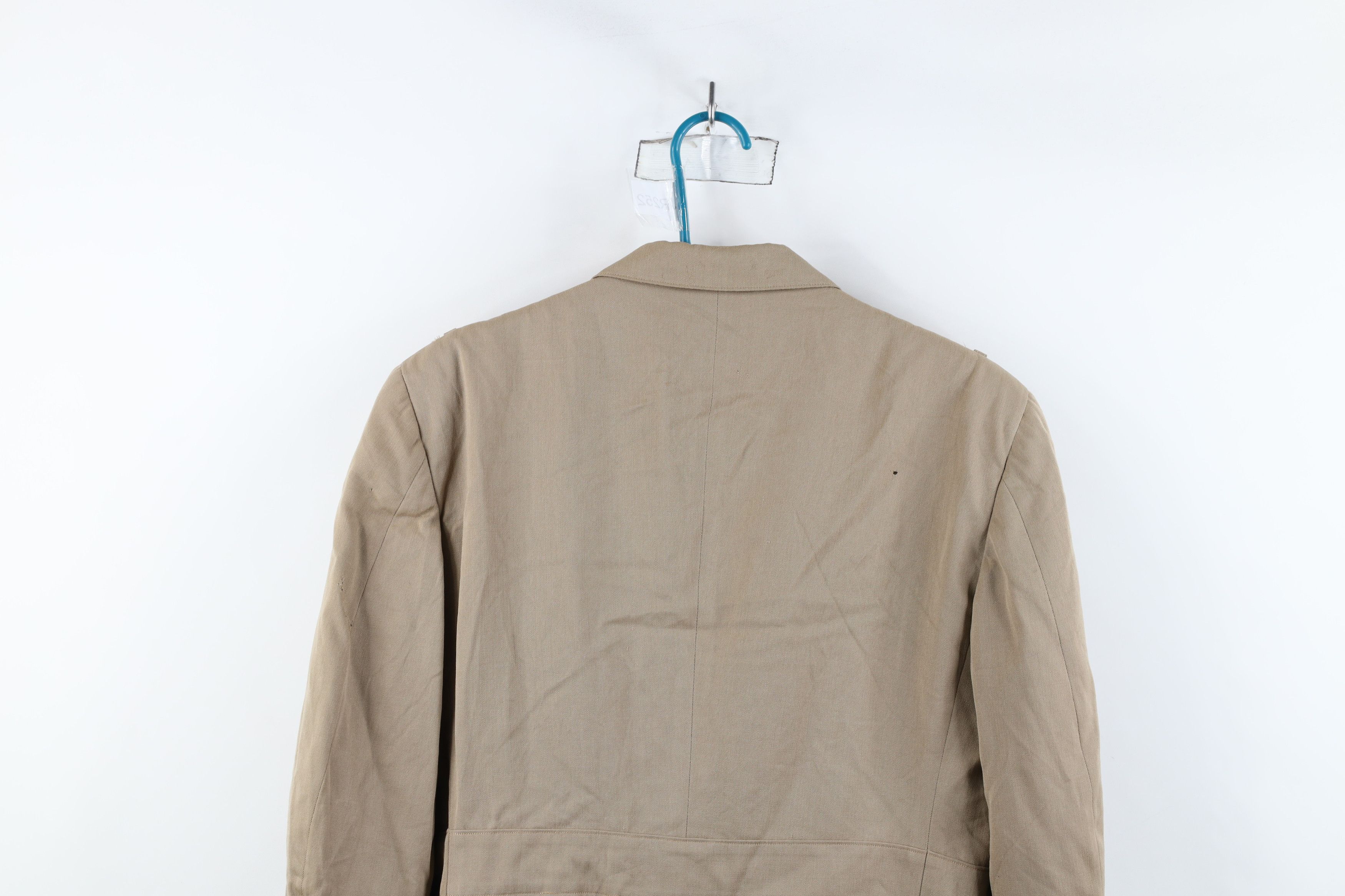 Vintage Vintage 50s Korean War Military Officer Jacket Khaki USA Size US XXL / EU 58 / 5 - 13 Thumbnail