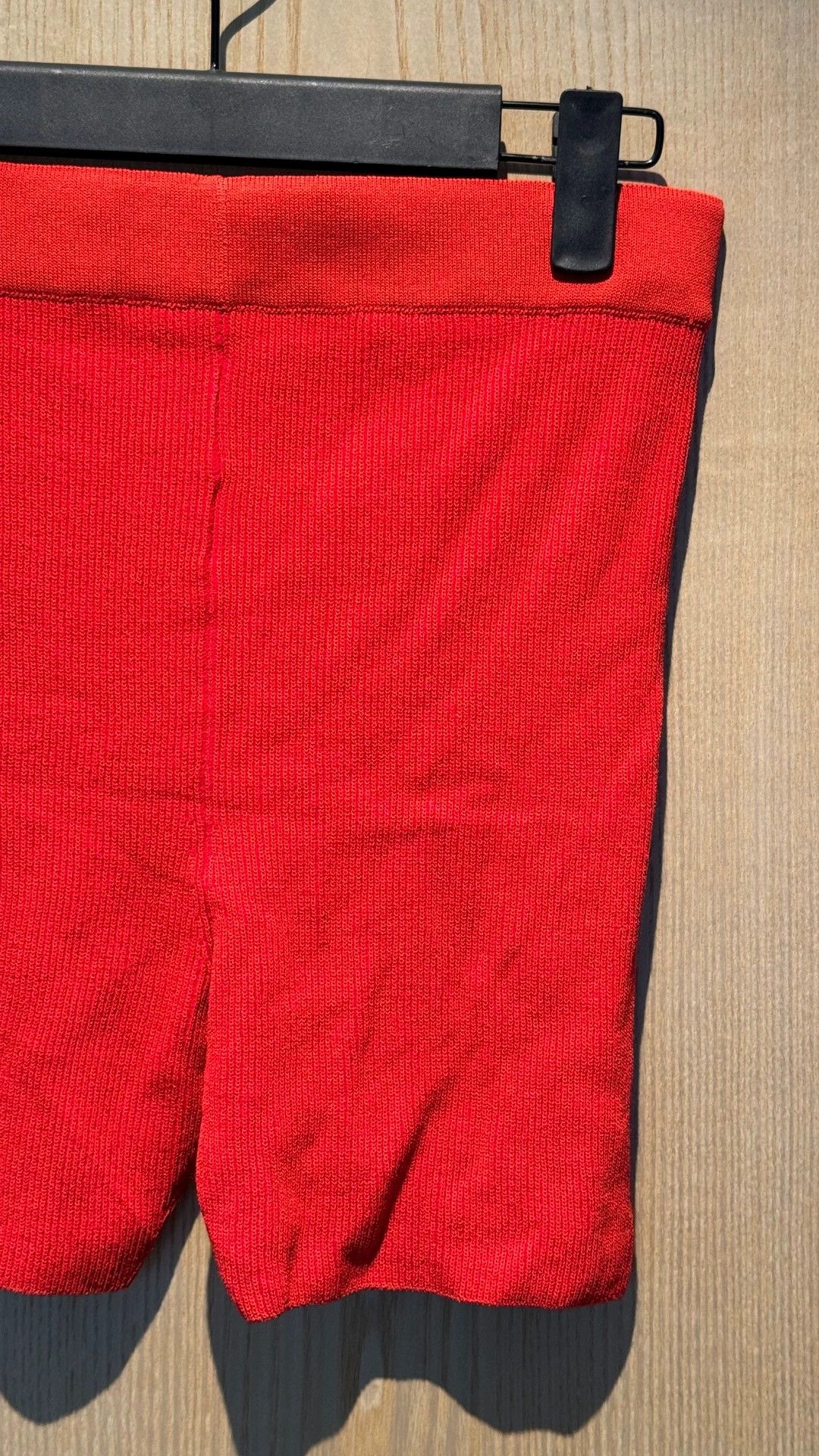 Jacquemus Jacquemus Red Knit Cycling Shorts S Size 25" / US 0 / IT 36 - 4 Thumbnail