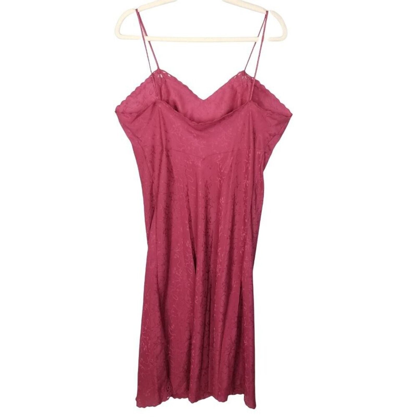 Saks Fifth Avenue Vintage Eve Stillman Womens Floral Lace Trim Nightgown M Size ONE SIZE - 6 Thumbnail