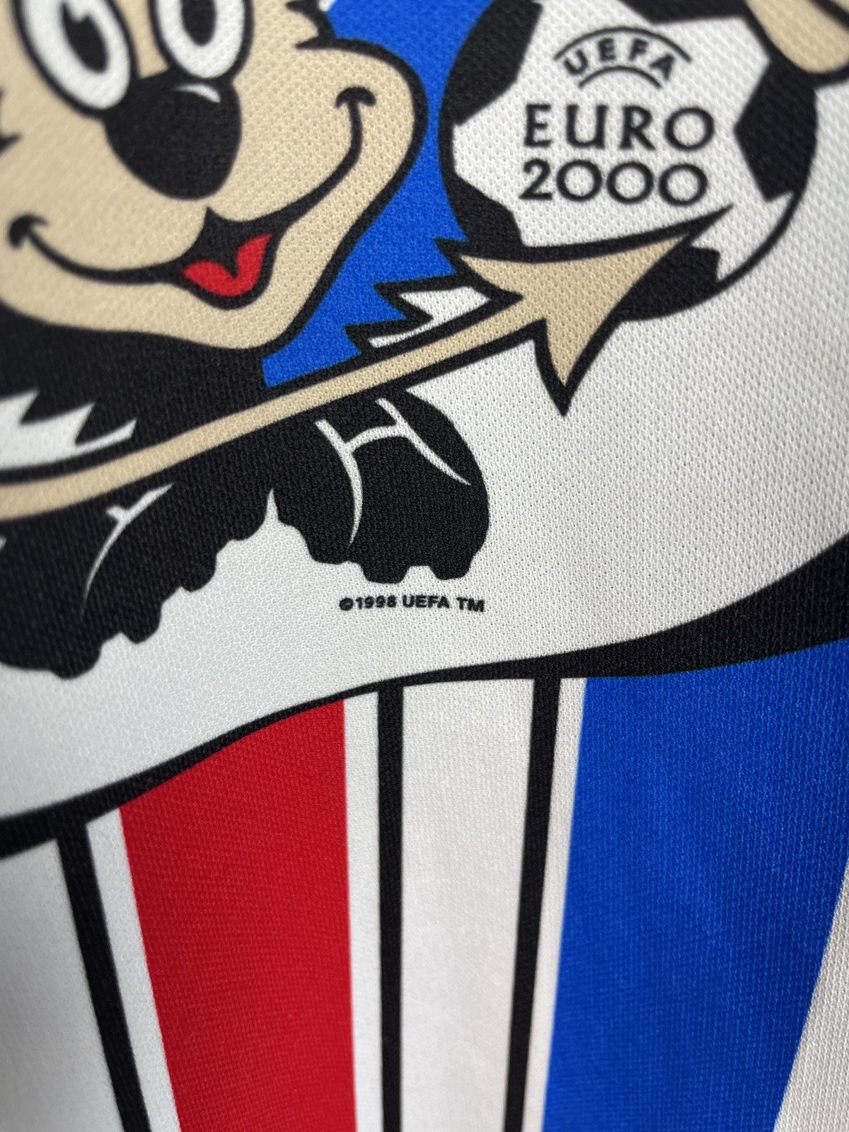 UEFA UEFA EURO 2000 OFFICIAL VINTAGE FOOTBALL SOCCER SHIRT JERSEY Size US M / EU 48-50 / 2 - 3 Thumbnail
