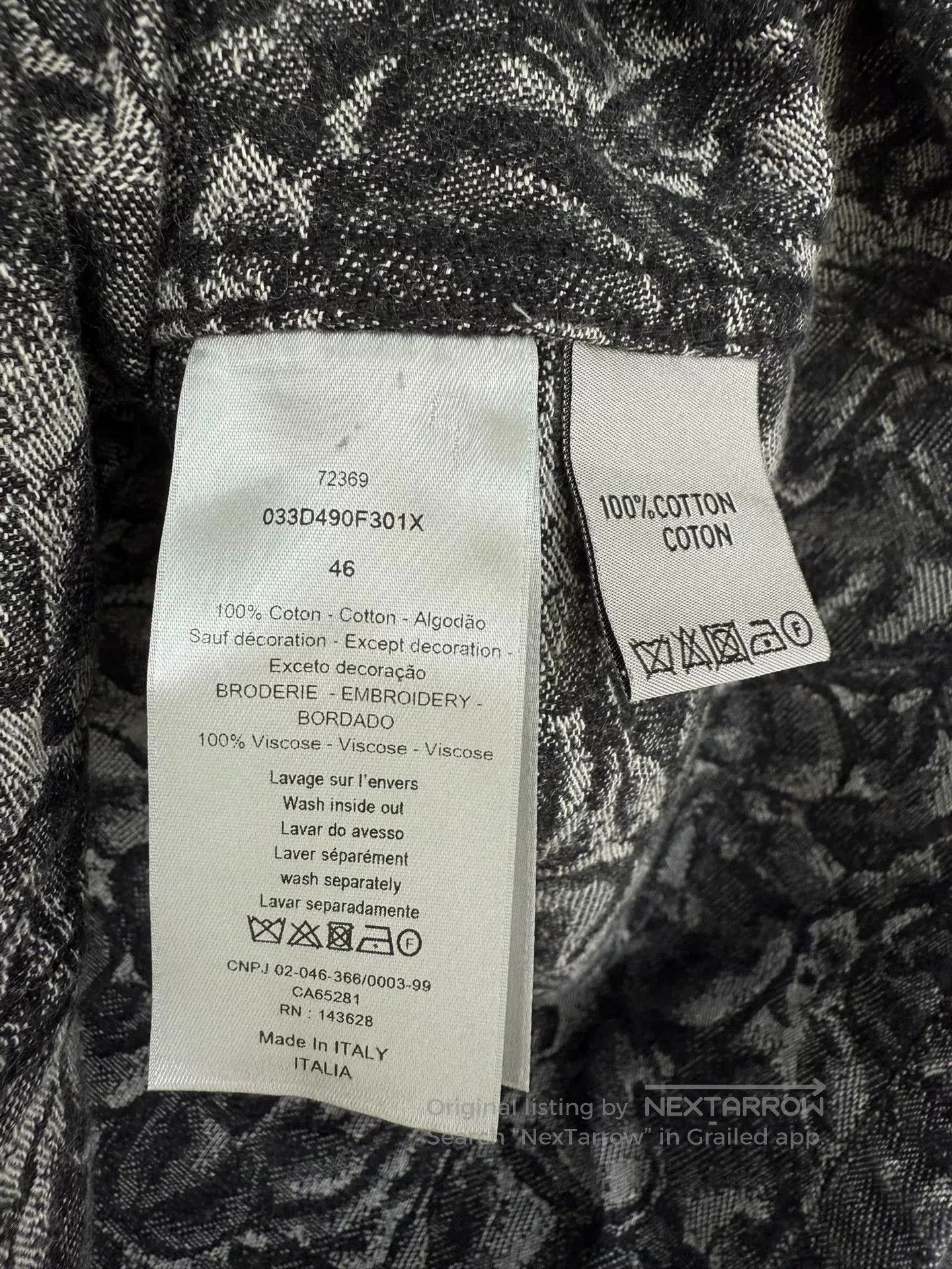 Dior Dior x Jardin Embroidered Logo Jacket. Size US L / EU 52-54 / 3 - 4 Thumbnail