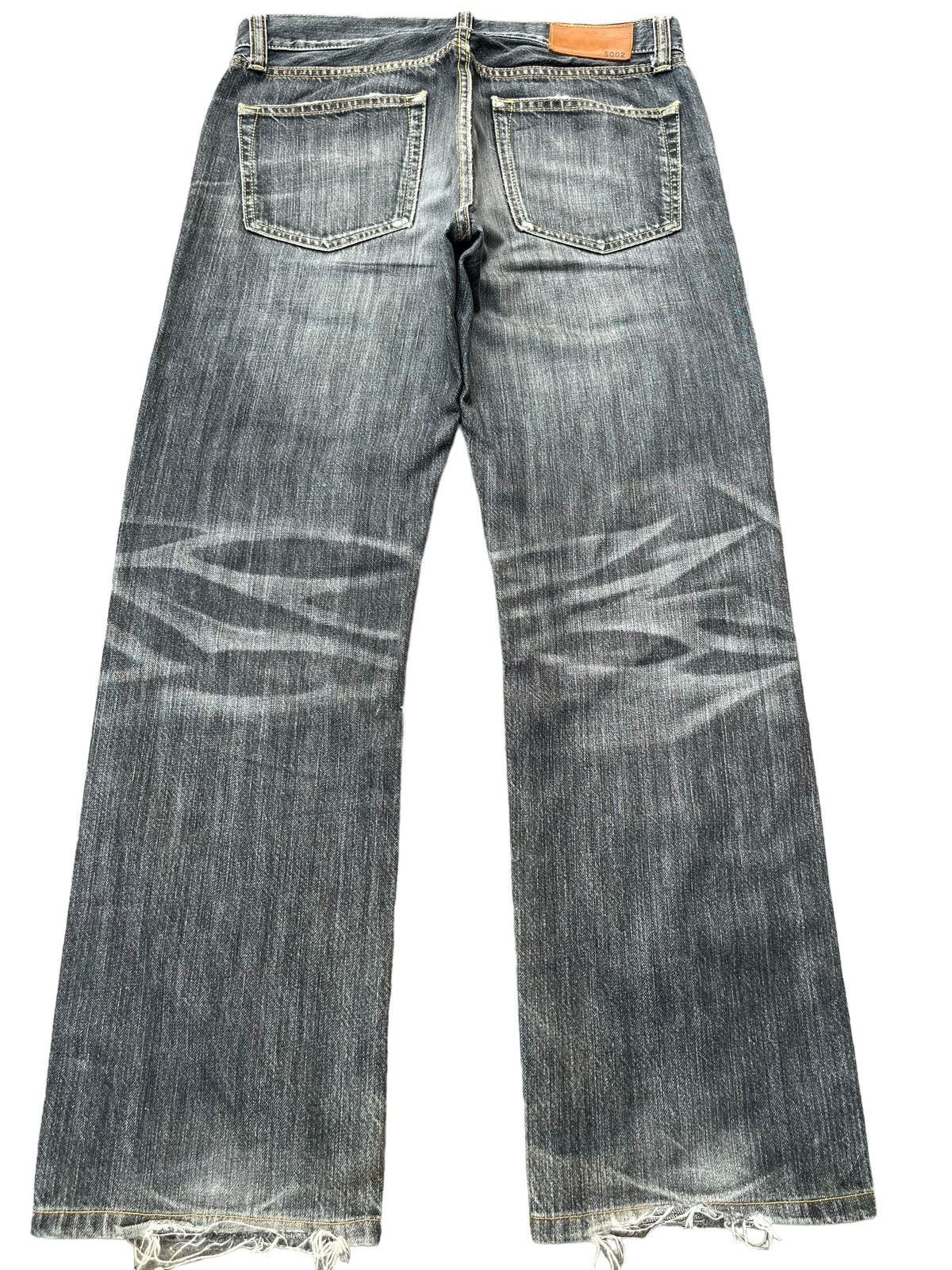 Undercover Vintage Japanese Brand Uniqlo Distressed Loose Fit Jeans Size US 32 / EU 48 - 2 Thumbnail