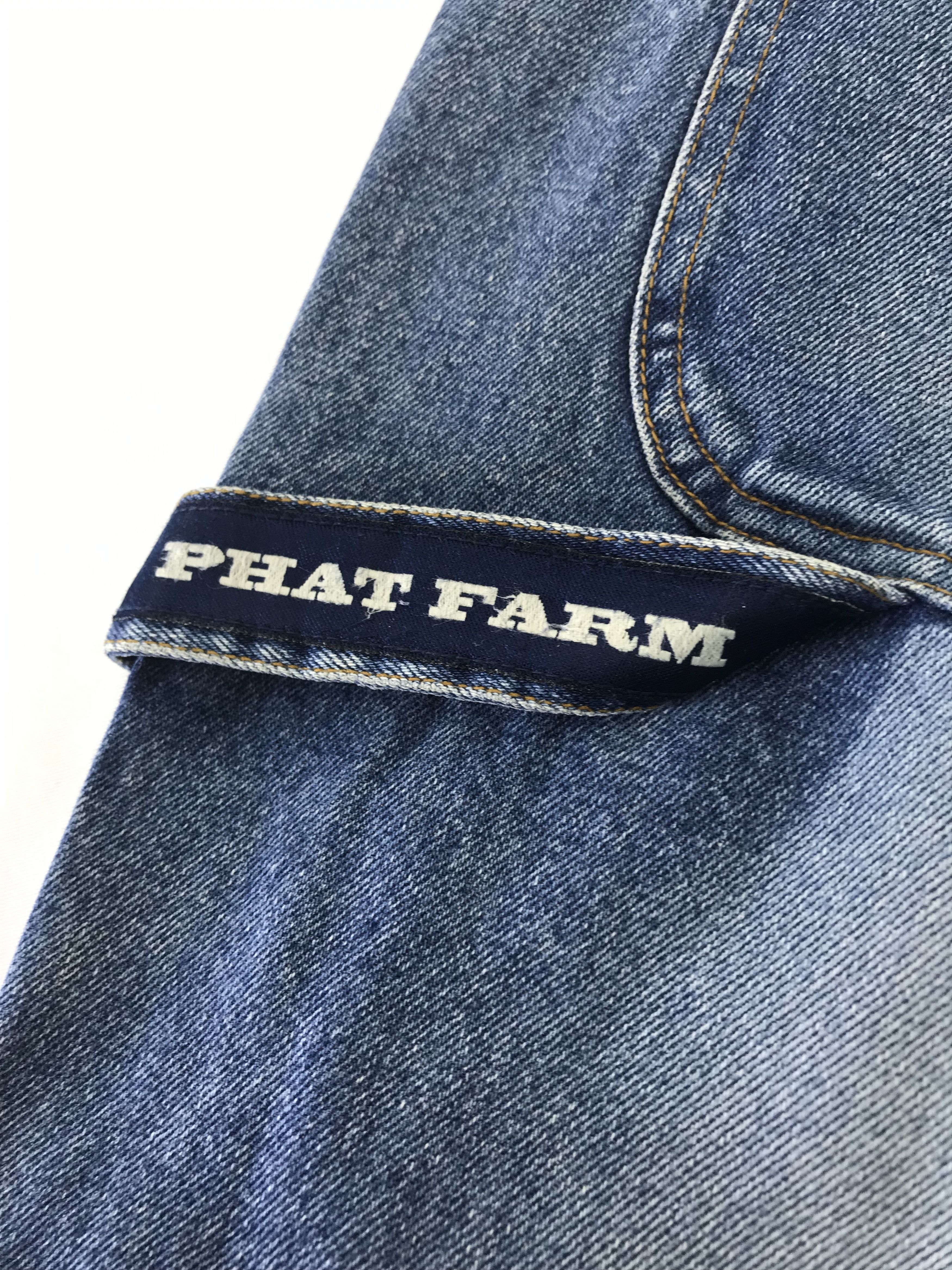 Phat Farm Vintage Phat Farm Oversized Carpenter Wide Baggy Jeans 48x33 Size US 44 / EU 60 - 13 Thumbnail