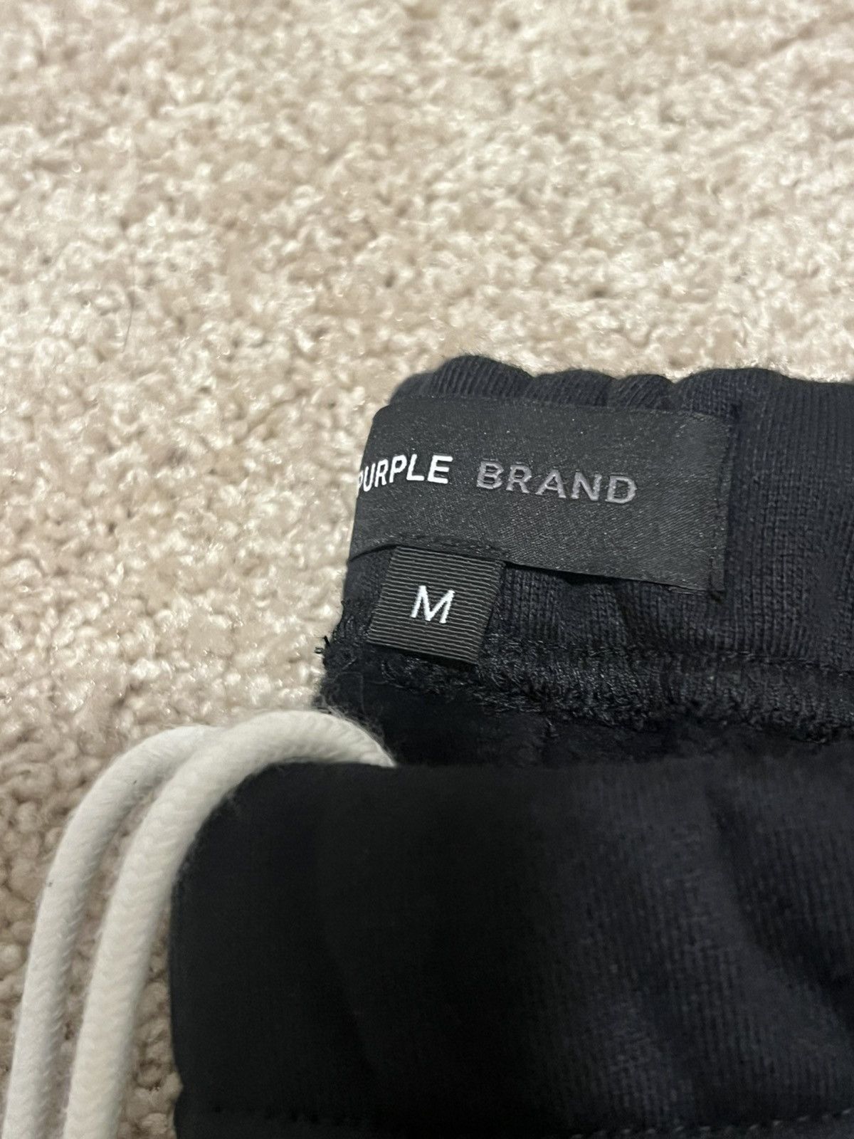 Purple Brand Purple Brand Black Crystal Gothic P Sweatpants - M Size US 32 / EU 48 - 4 Thumbnail