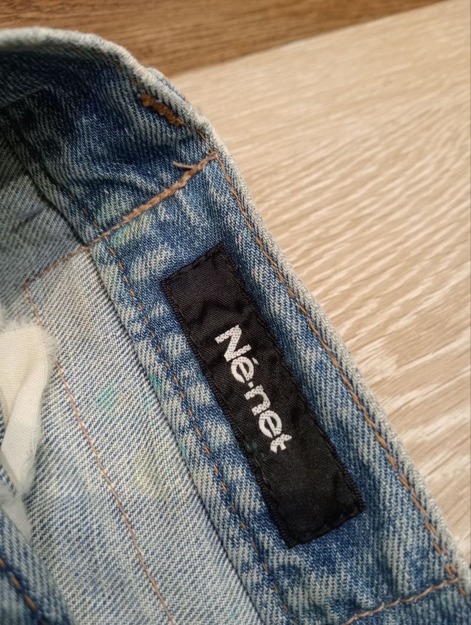 Ne-Net NE-NET ISSEY MIYAKE DISTRESSED BLUE DENIM PANTS Size US 30 / EU 46 - 6 Thumbnail