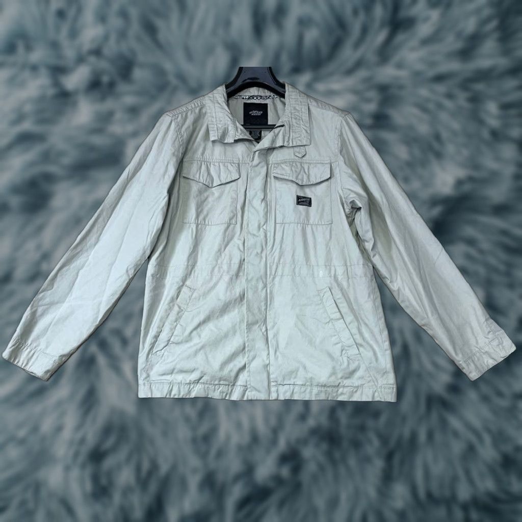 Alpinestars Alpinestars Jacket Mens Large Quilted Flannel Cotton Blend Beige Work Overshirt Mid-Length Size US L / EU 52-54 / 3 - 1 Thumbnail