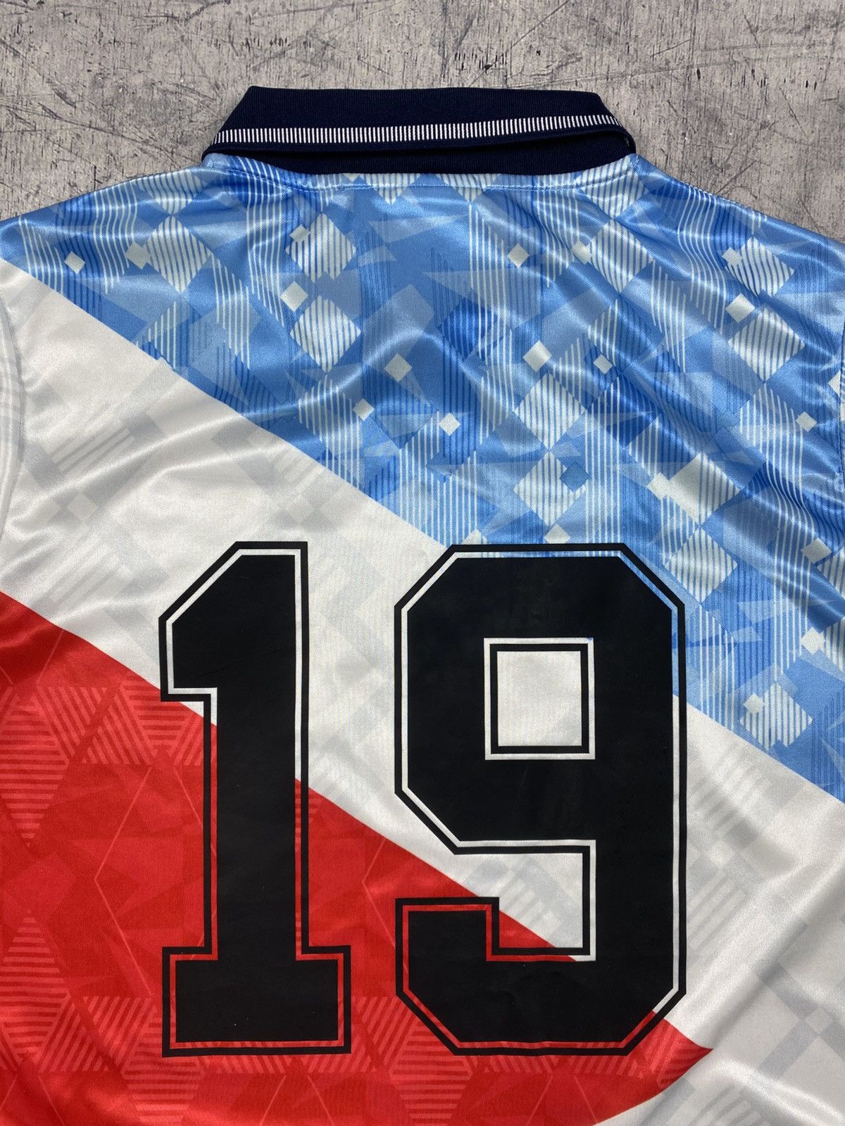 Other Score Draw England 1990-92 Retro Jersey No.19 L Size US L / EU 52-54 / 3 - 13 Thumbnail